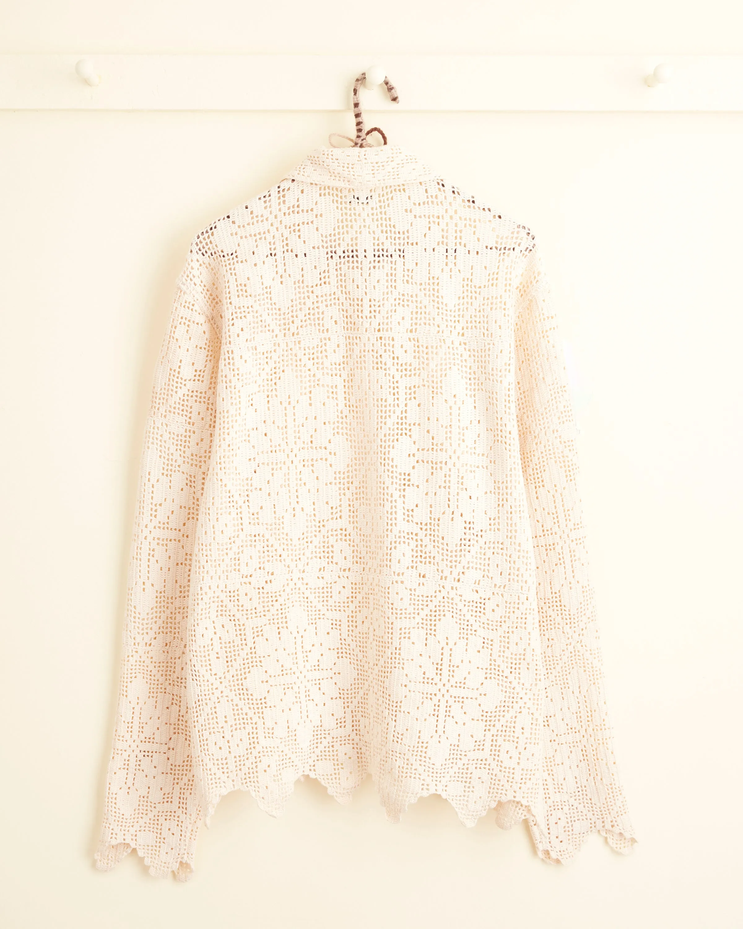 Ornamental Crochet Long Sleeve Shirt - S sold by BODE product image thumbnail 4