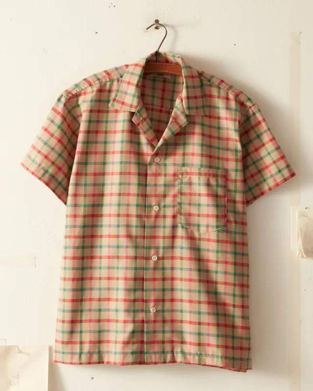 Beagle Check Short Sleeve Shirt - S/M sold by BODE