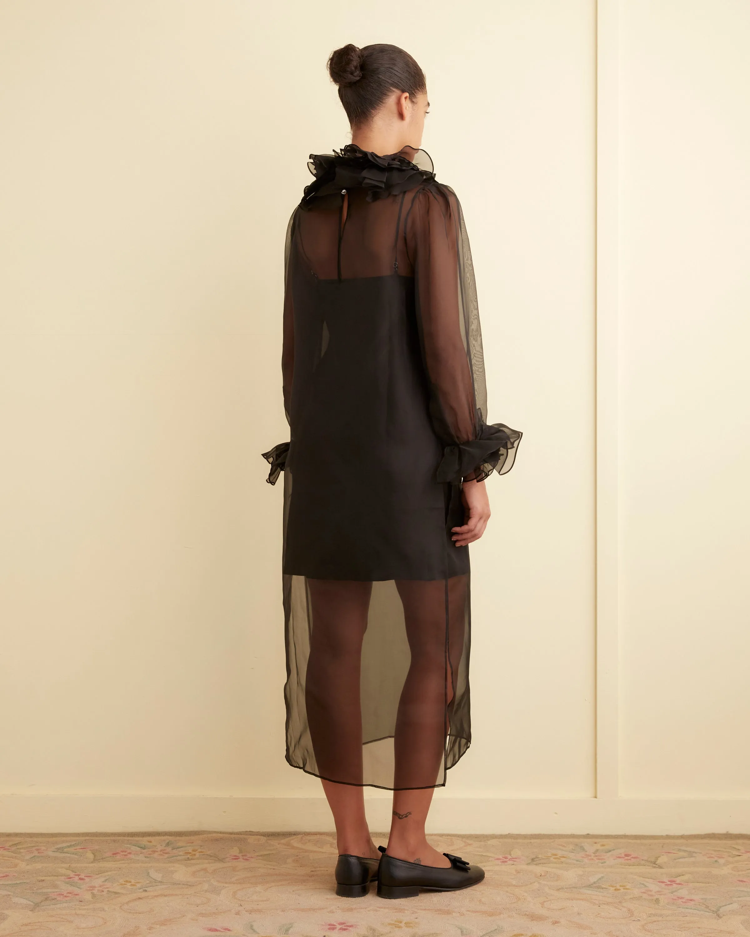 Boo Ruffle Gown - Black sold by BODE product image thumbnail 3