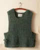 Crochet Vest - Green sold by BODE