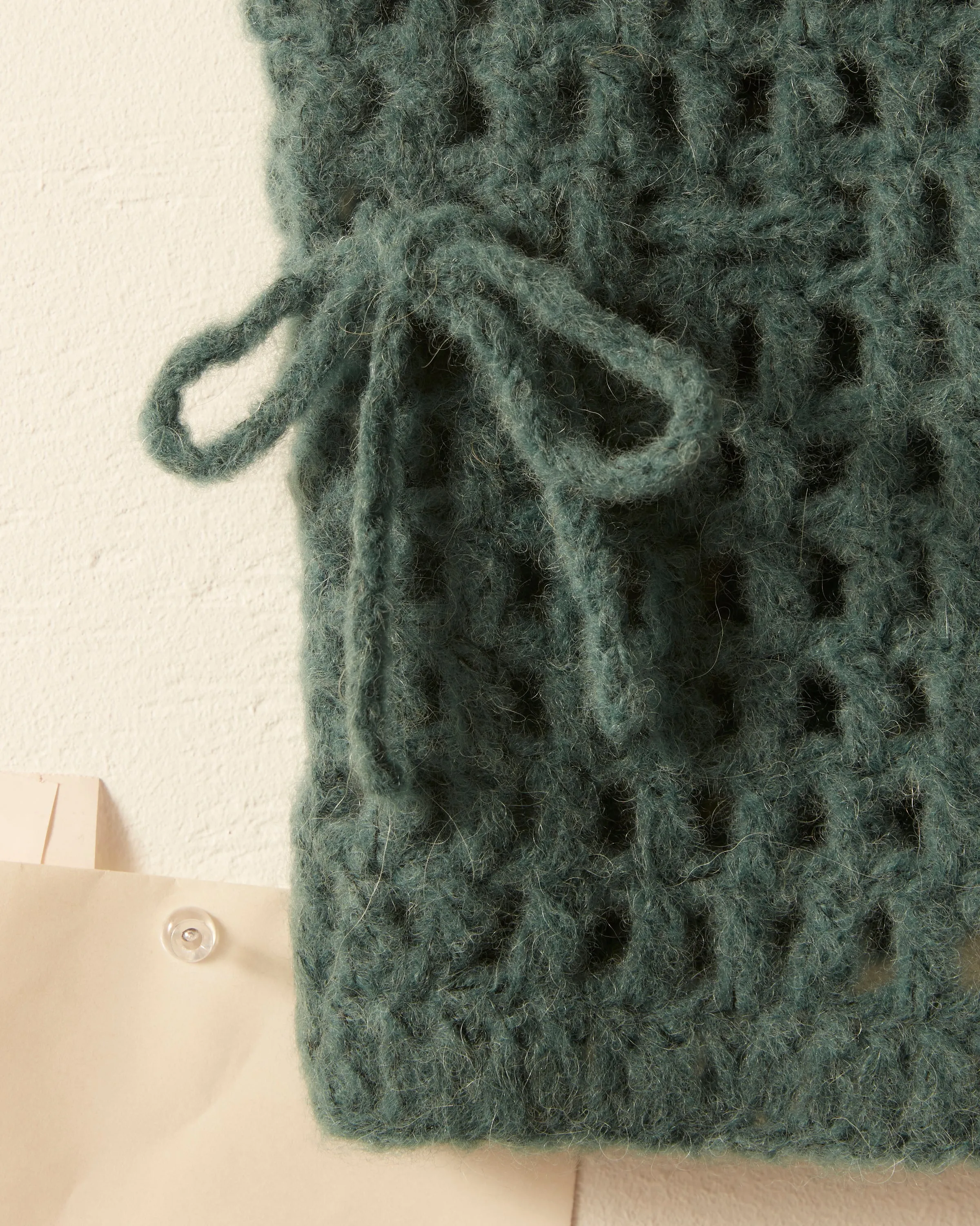 Crochet Vest - Green sold by BODE product image thumbnail 3