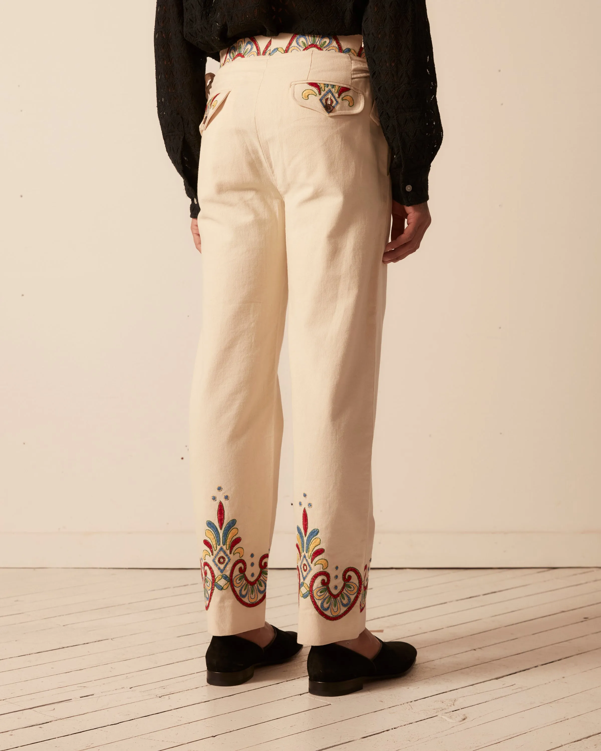 Embroidered Carnival Trousers sold by BODE product image thumbnail 5
