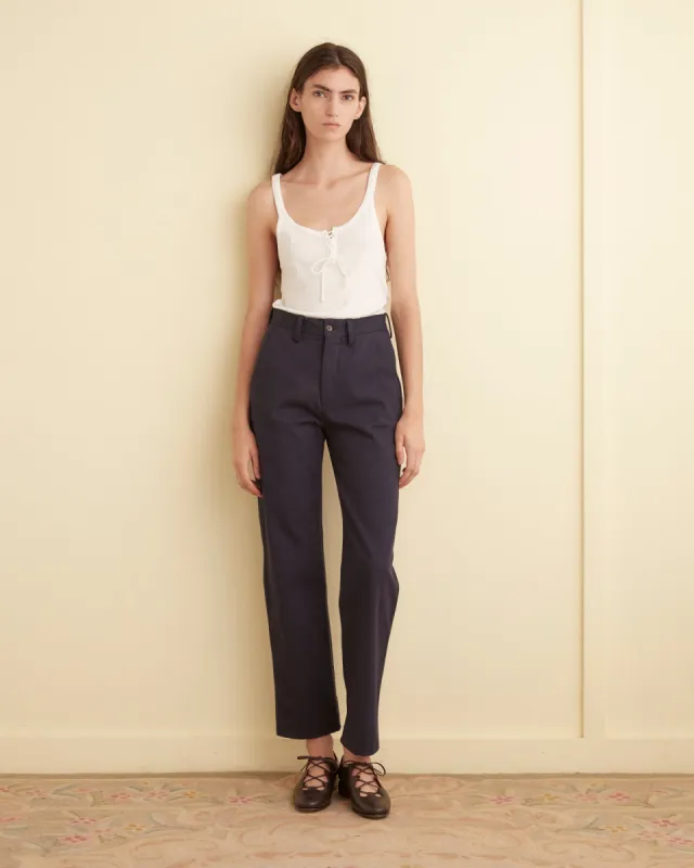 Lace-Up Tank sold by BODE