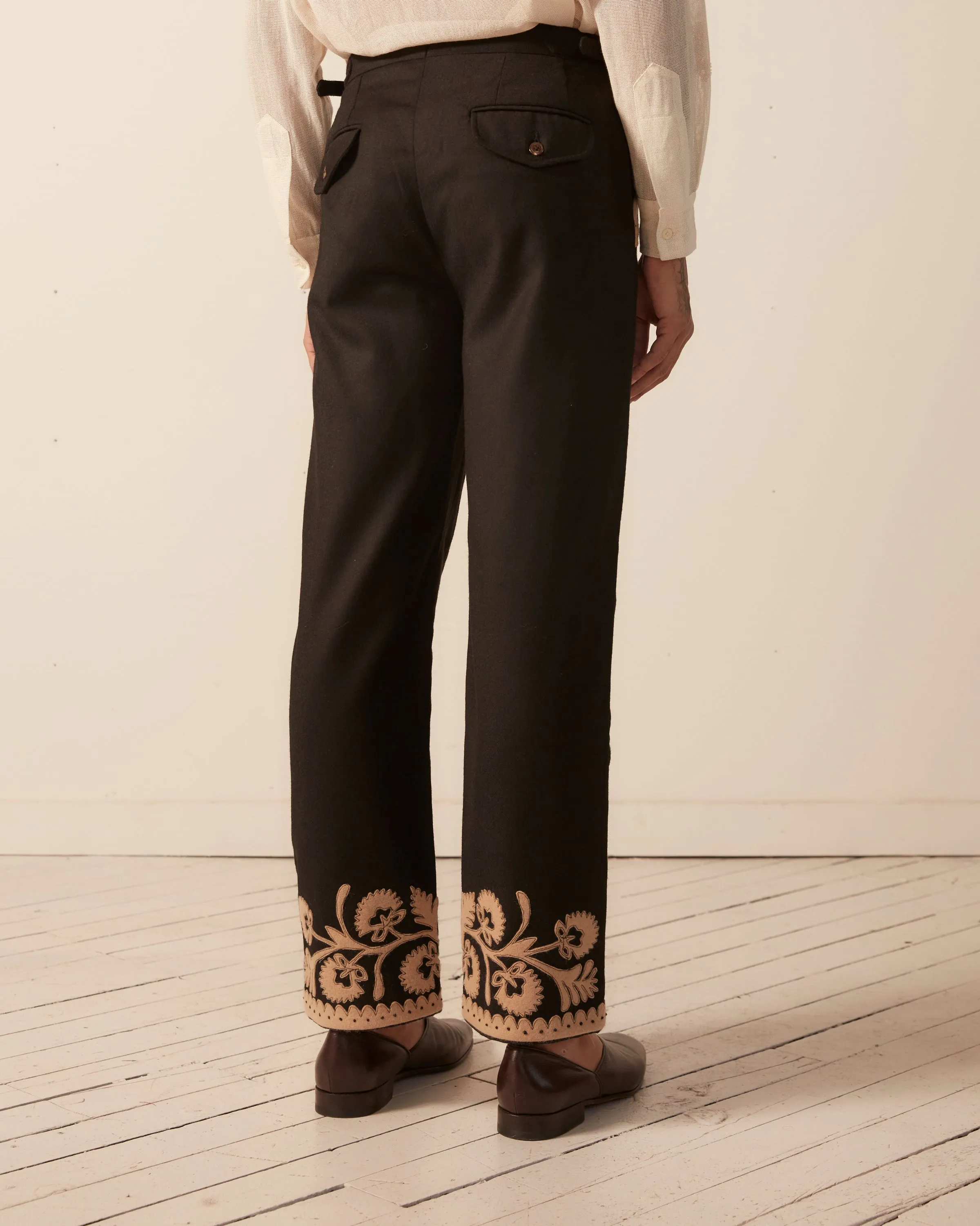 Myrtle Flower Trousers sold by BODE product image thumbnail 5