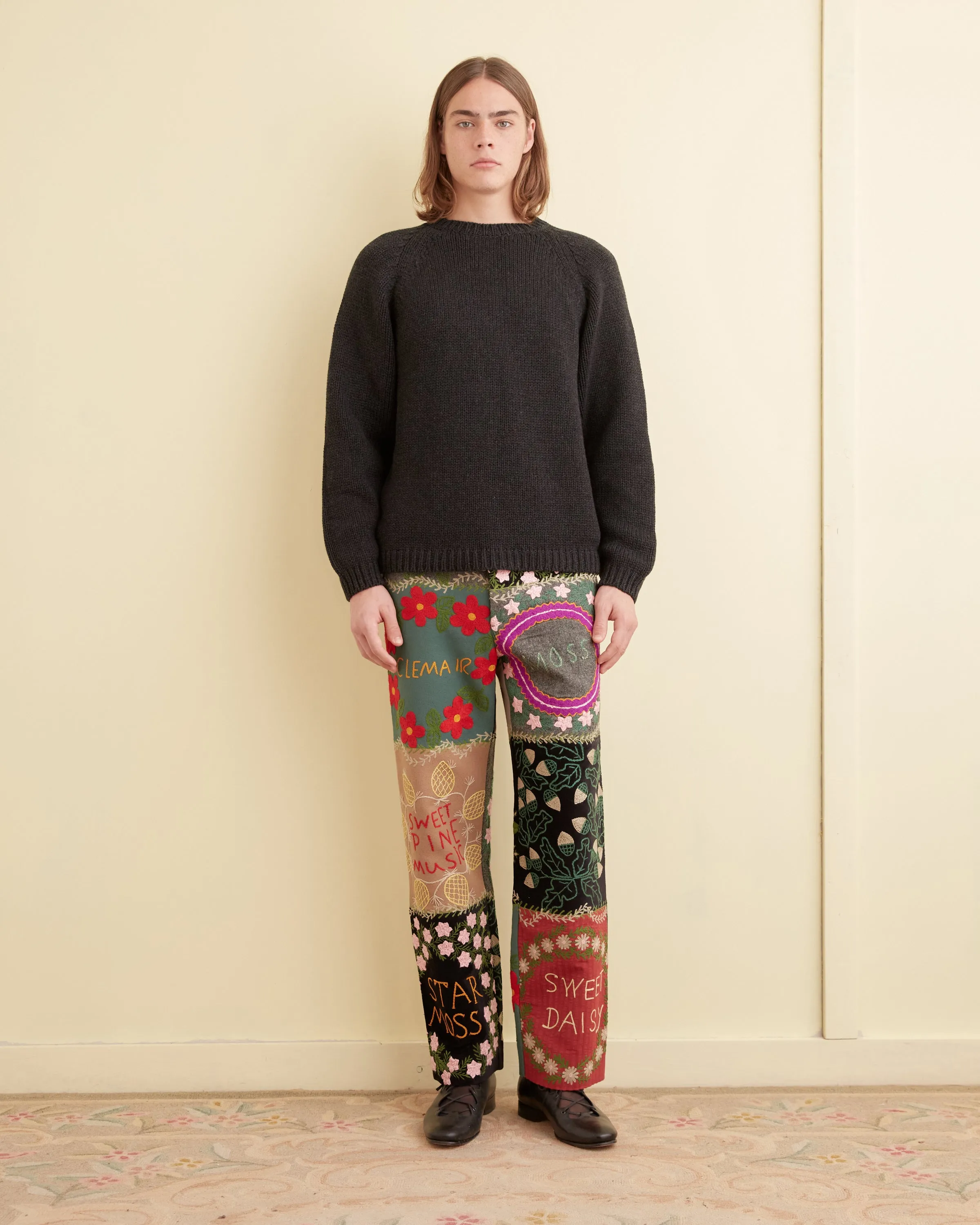 Floral Genus Trousers sold by BODE