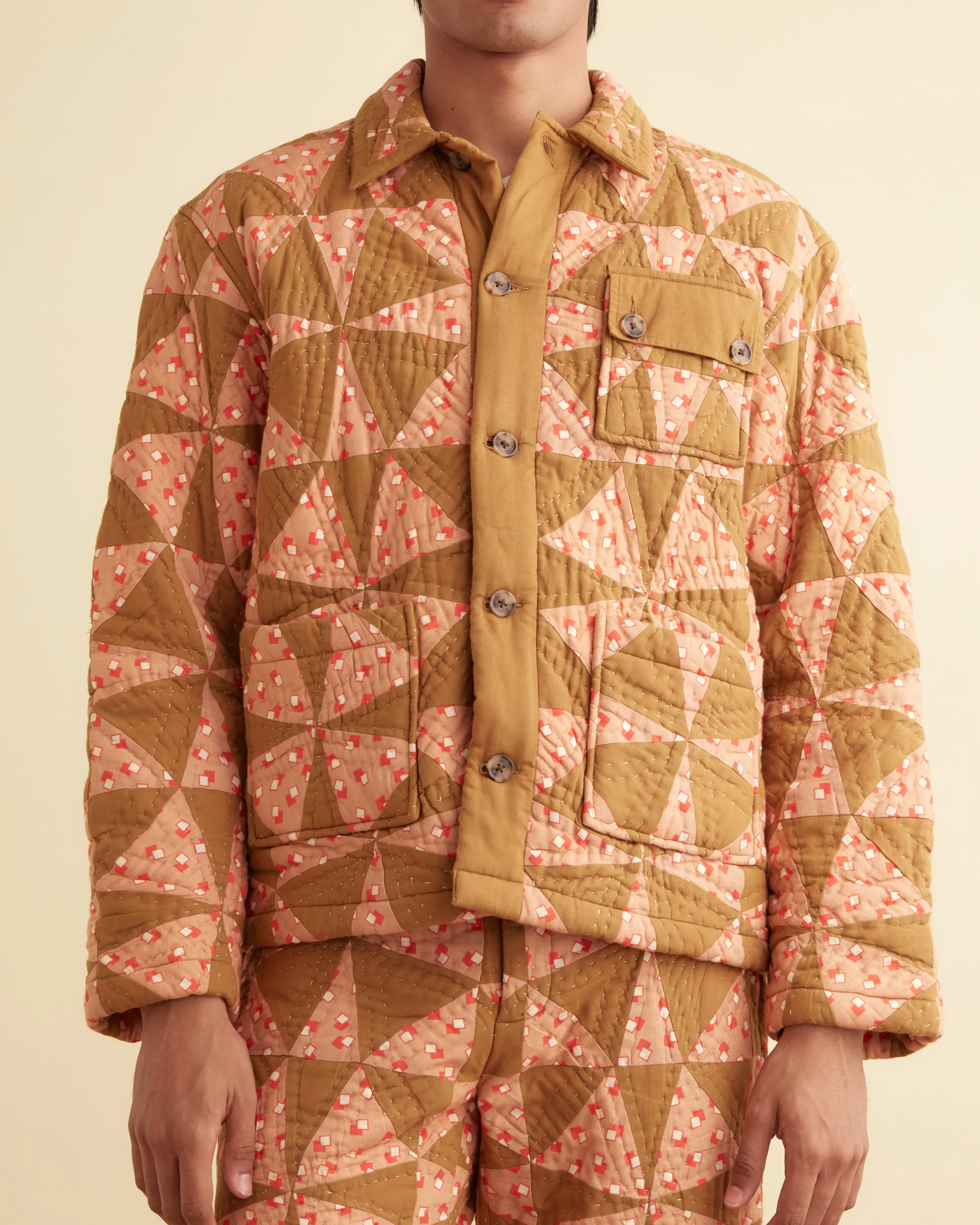 Kaleidoscope Quilt Jacket sold by BODE product image thumbnail 2