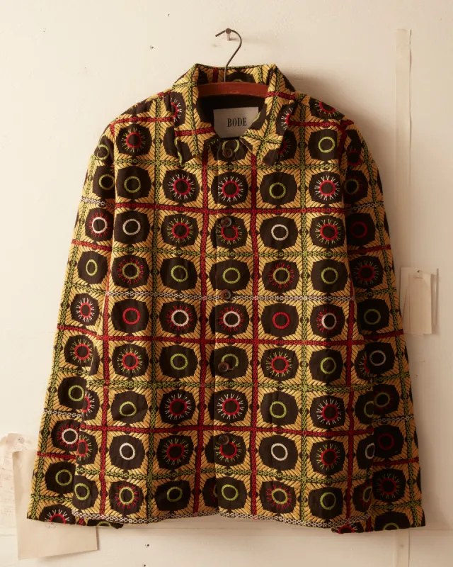Circle Embroidered Jacket sold by BODE