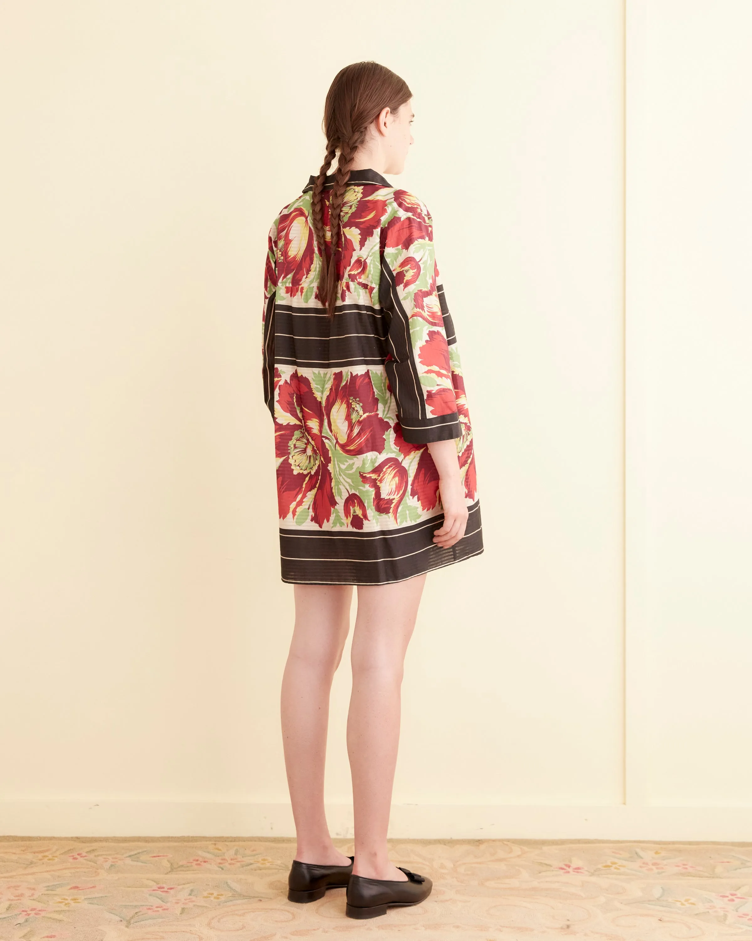 Hibiscus Stripe Dress sold by BODE product image thumbnail 3