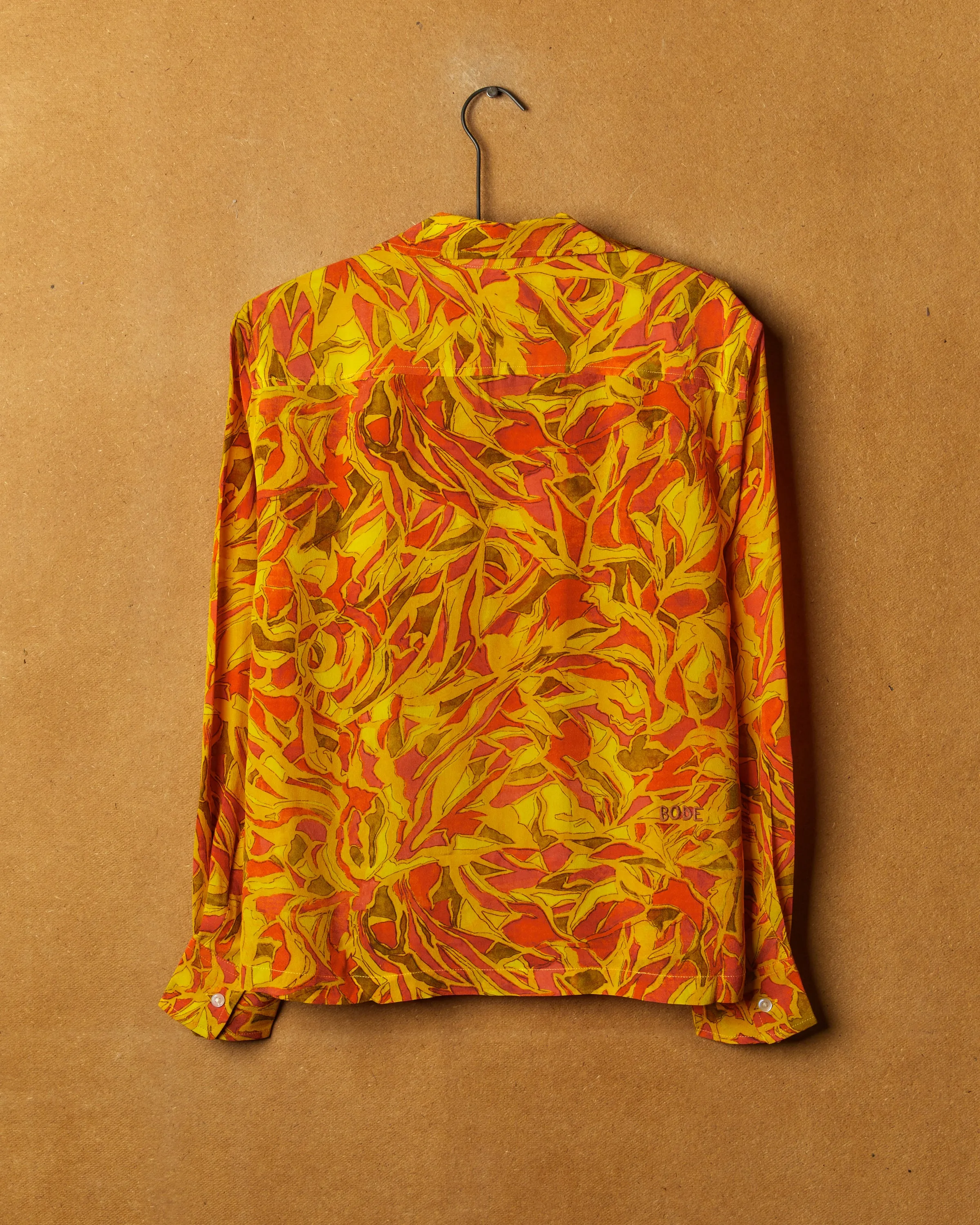 Abstract Foliage Long Sleeve Shirt sold by BODE product image thumbnail 3