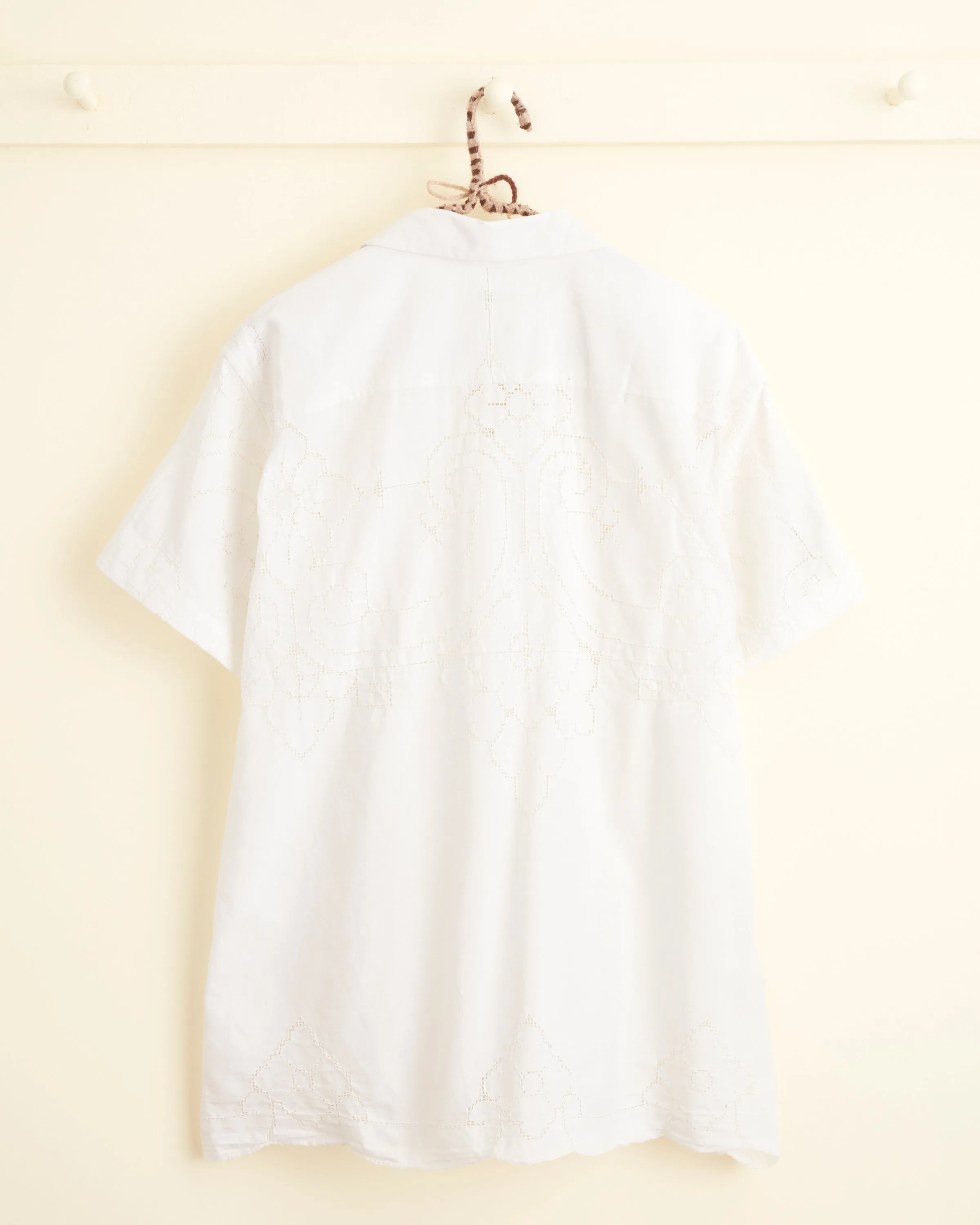 Lace Short Sleeve Shirt - M sold by BODE product image thumbnail 3