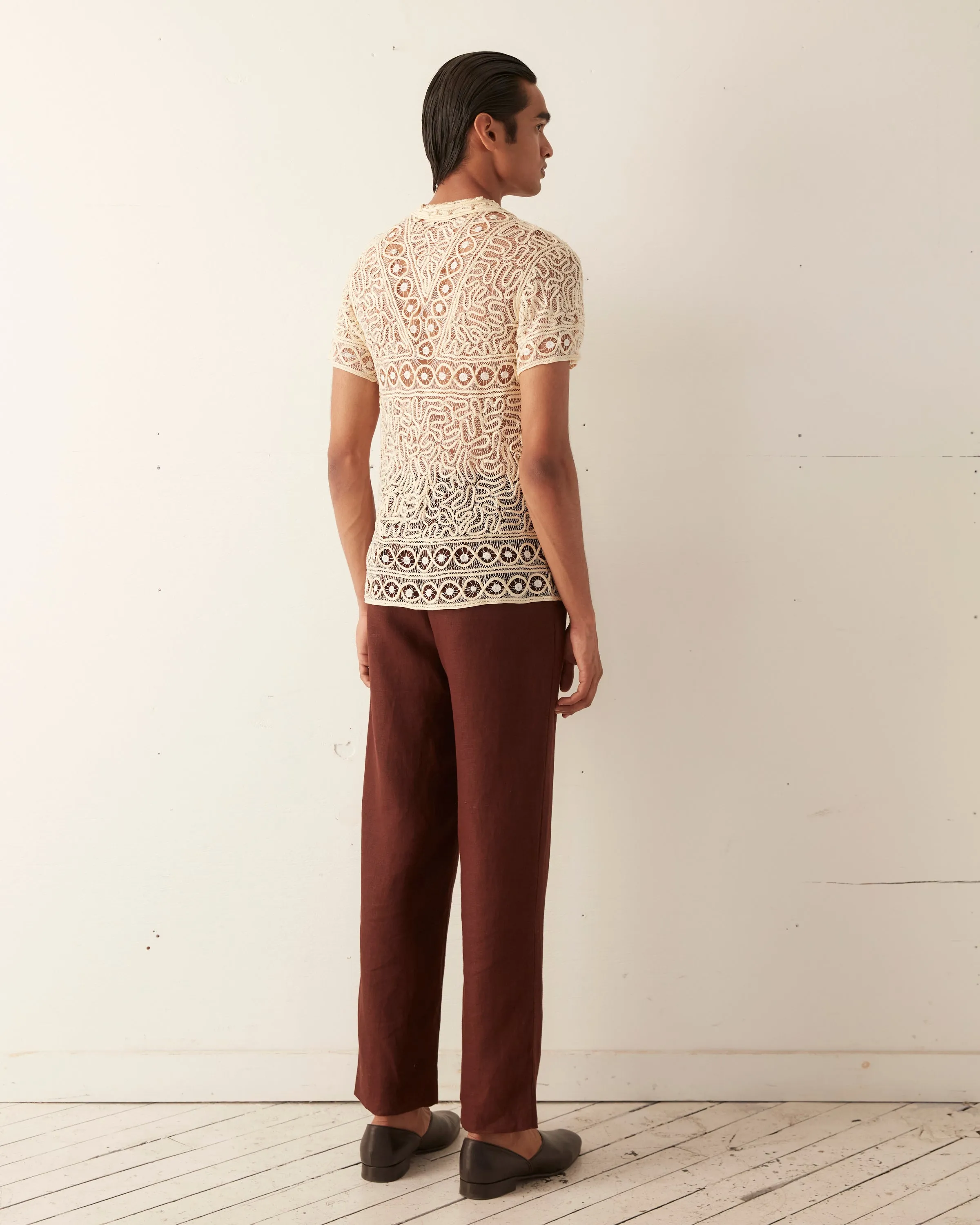 Formal Threadwork Short Sleeve Shirt sold by BODE product image thumbnail 4