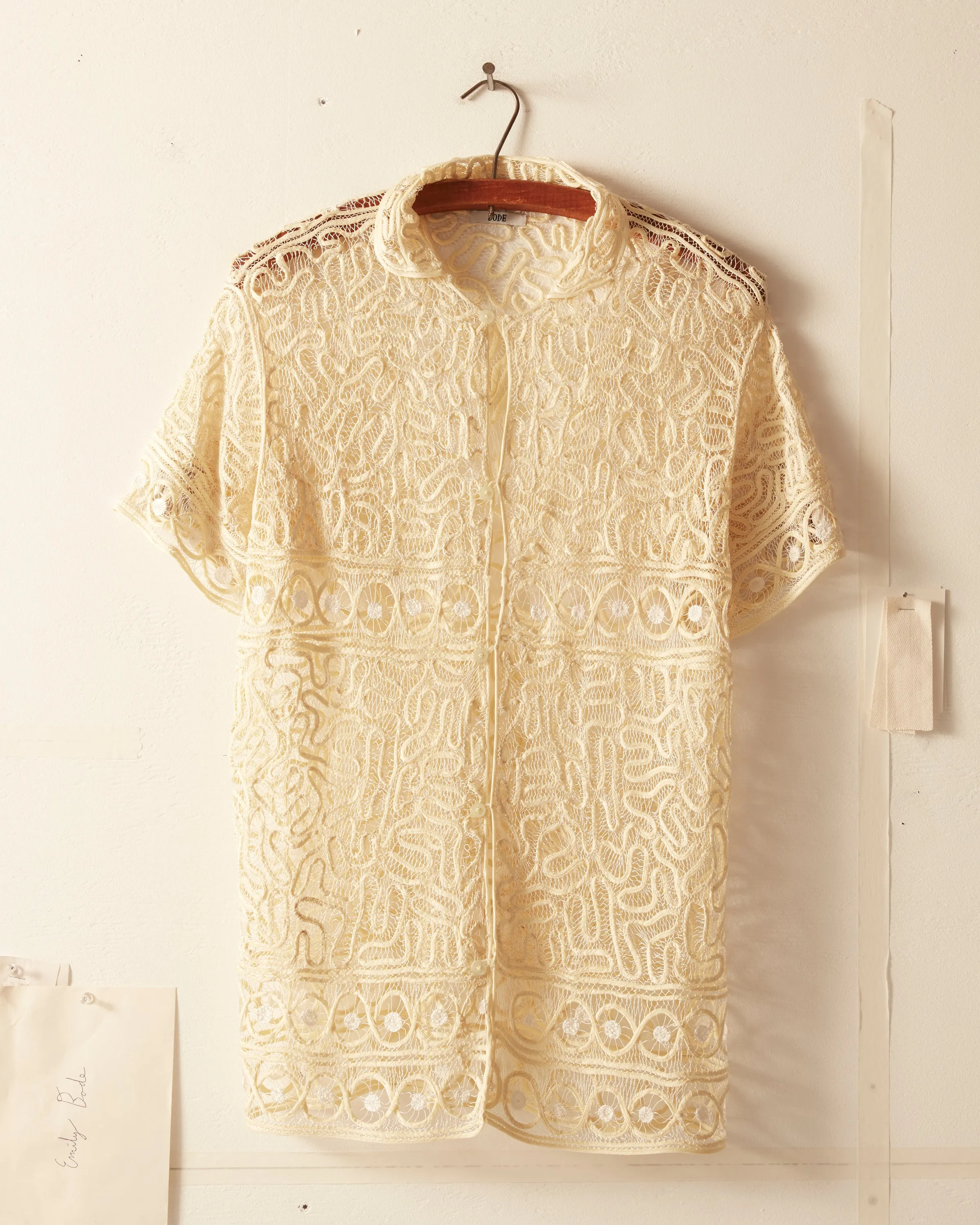 Formal Threadwork Short Sleeve Shirt sold by BODE product image thumbnail 2