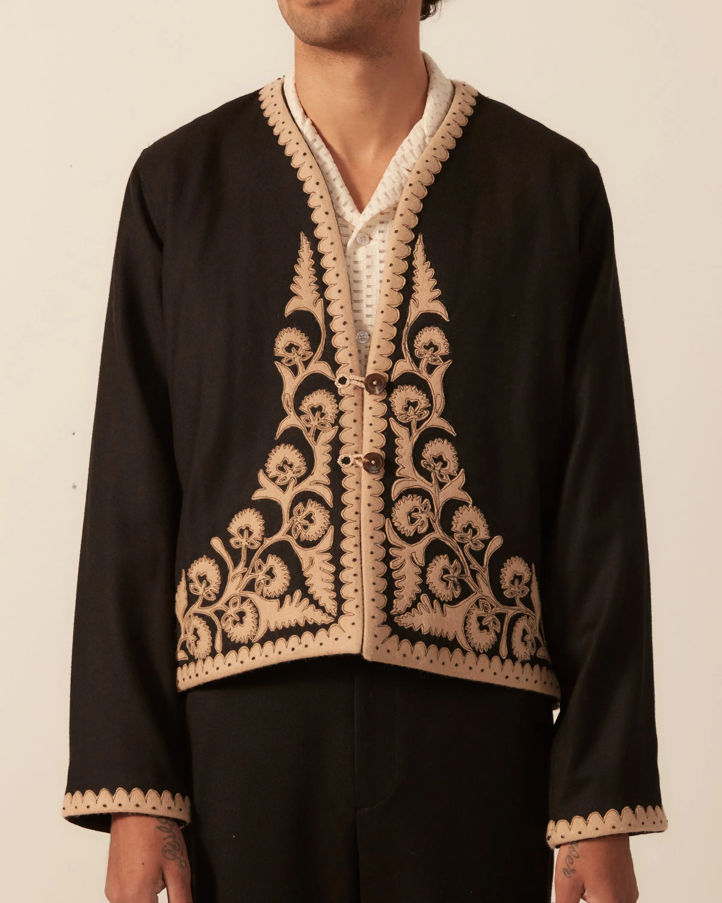 Myrtle Flower Jacket sold by BODE product image thumbnail 2