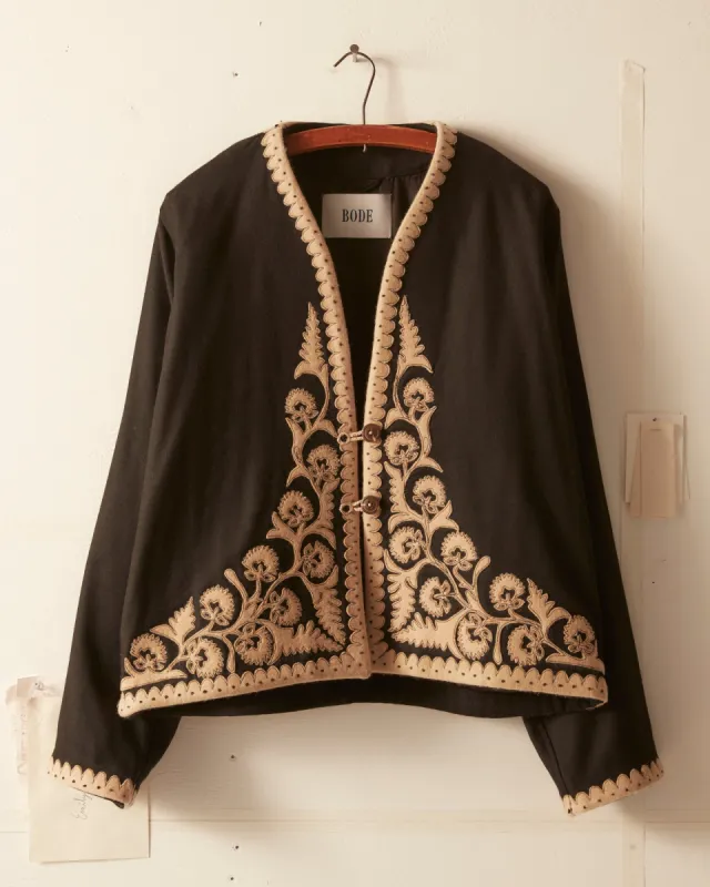 Myrtle Flower Jacket sold by BODE