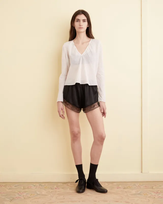 Hazelnut Cream Top - 2 sold by BODE