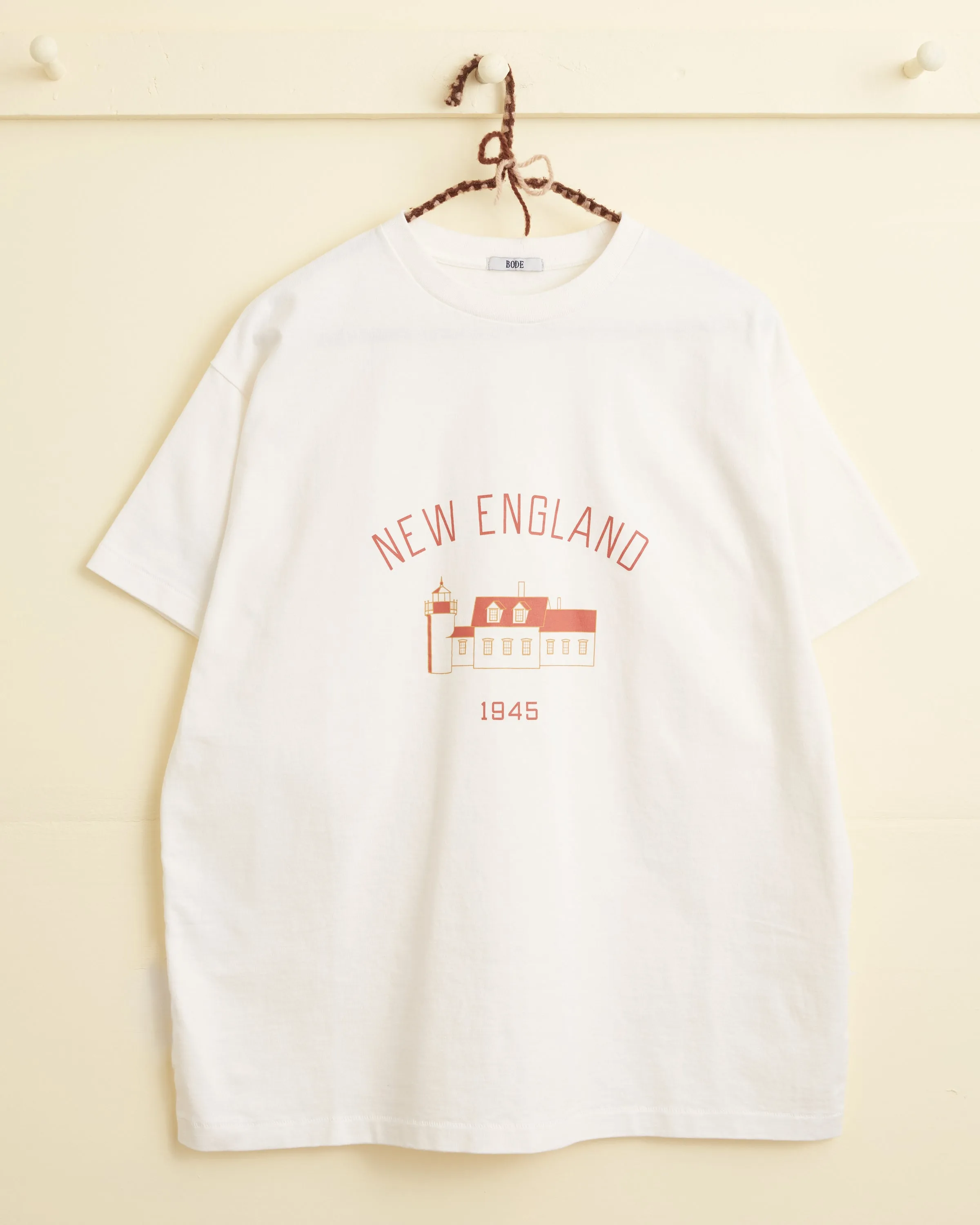 New England Tee - White sold by BODE