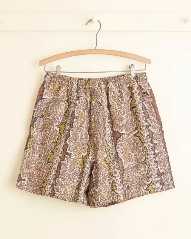 Acorn Paisley Shorts sold by BODE