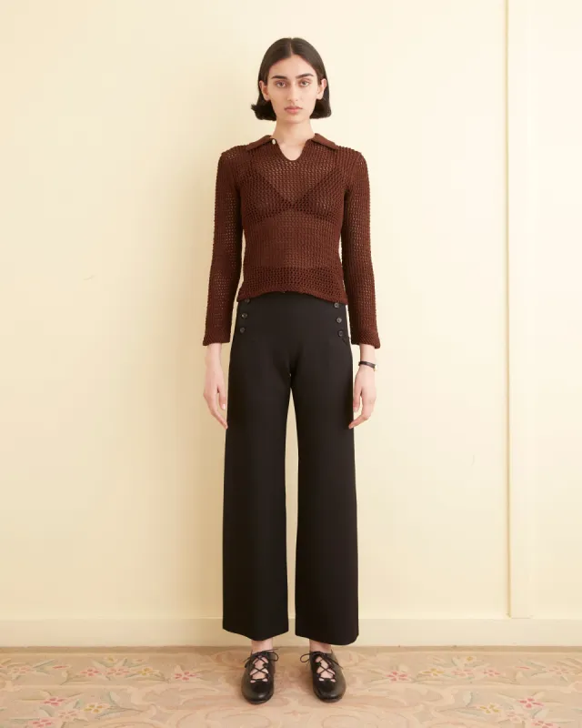 Willows Pullover - Brown sold by BODE