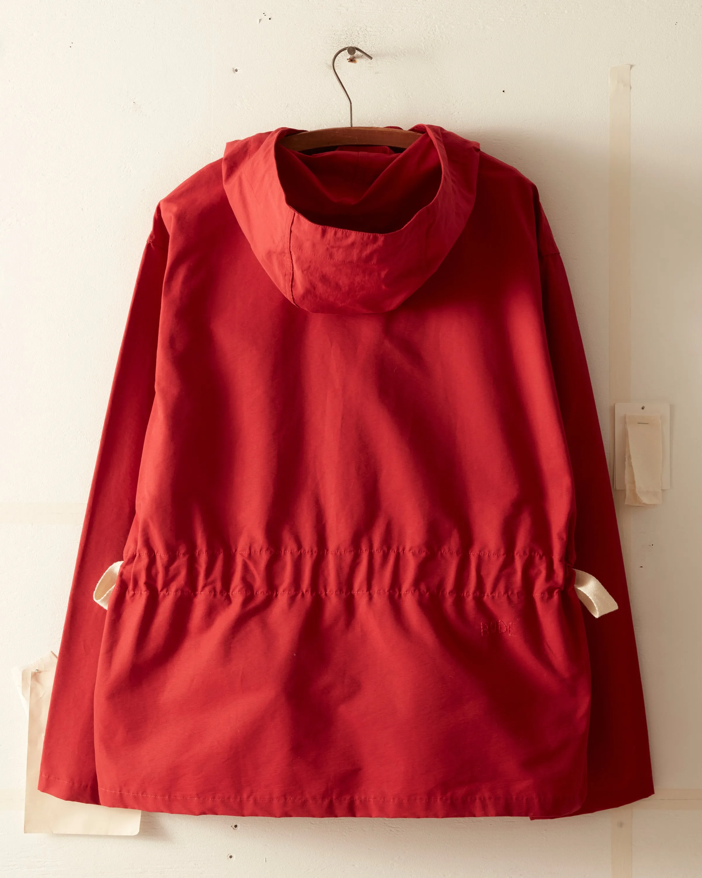 Nylon Tie Anorak - Red sold by BODE product image thumbnail 5