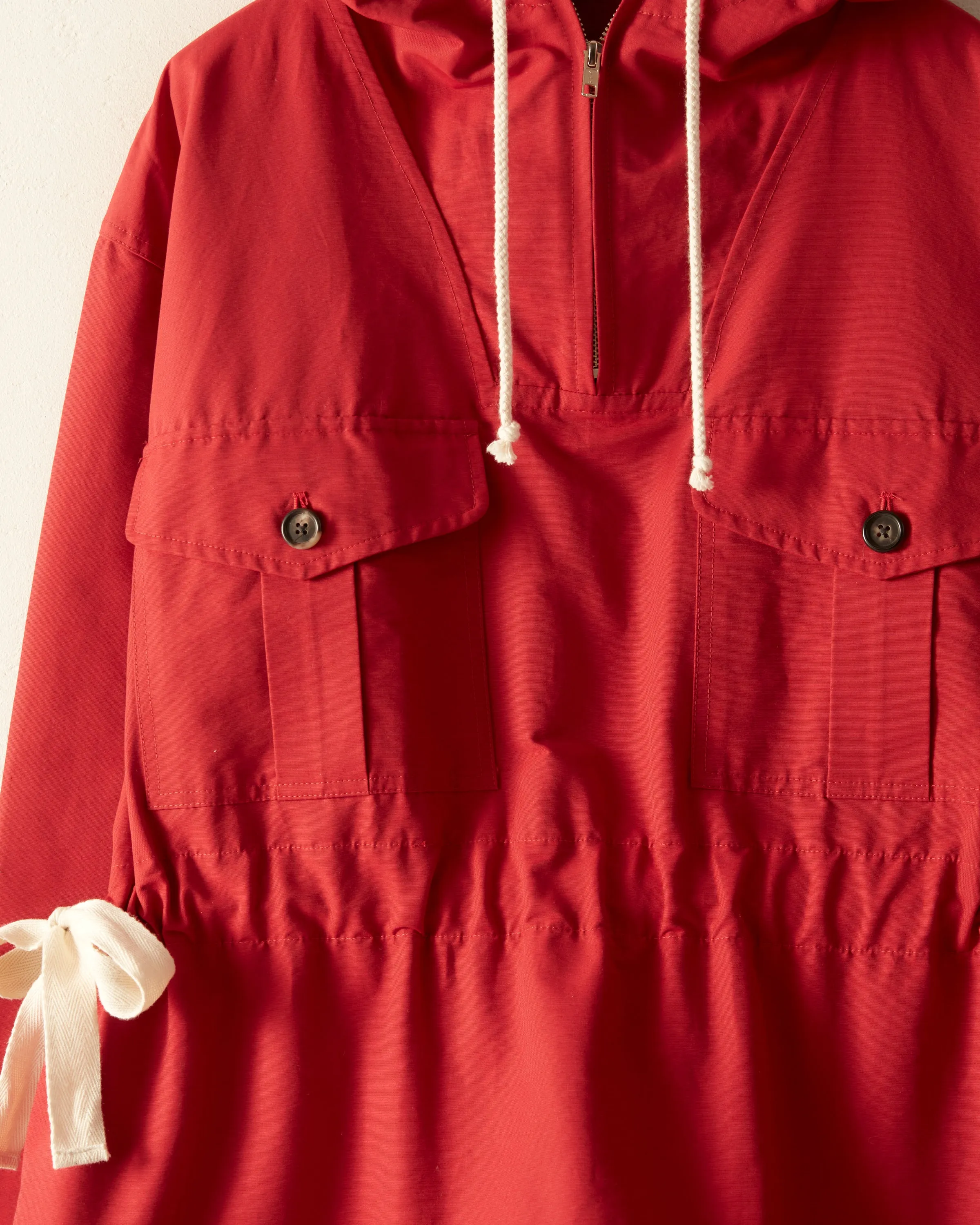 Nylon Tie Anorak - Red sold by BODE product image thumbnail 3