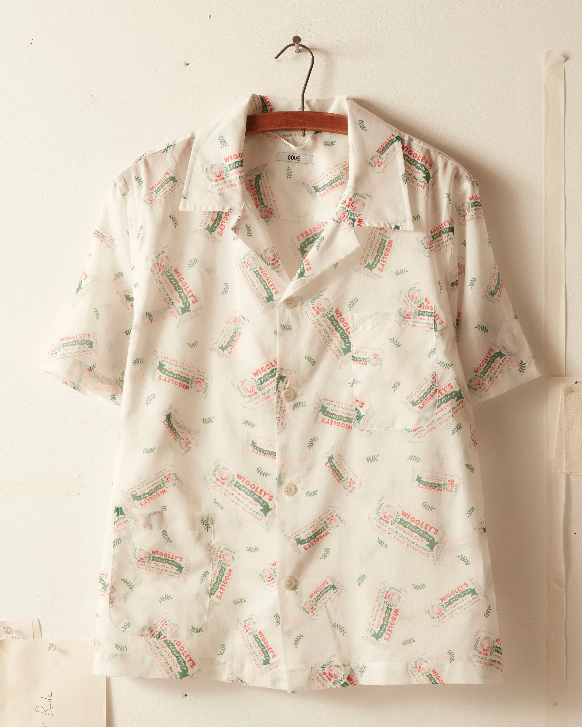 Wiggley Short Sleeve Shirt sold by BODE product image thumbnail 2