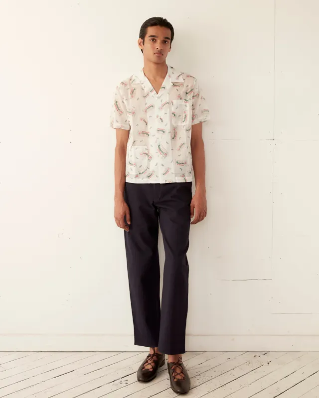 Wiggley Short Sleeve Shirt made by BODE