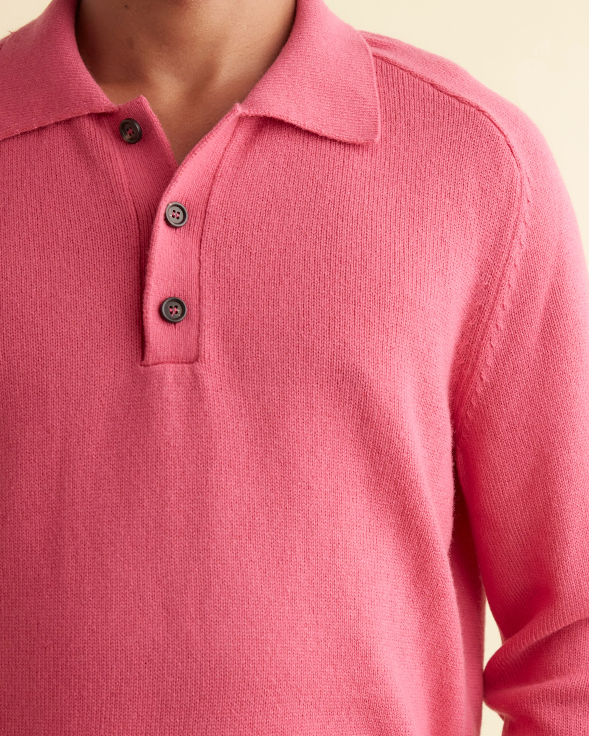 Cashmere Polo - Pink sold by BODE product image thumbnail 2
