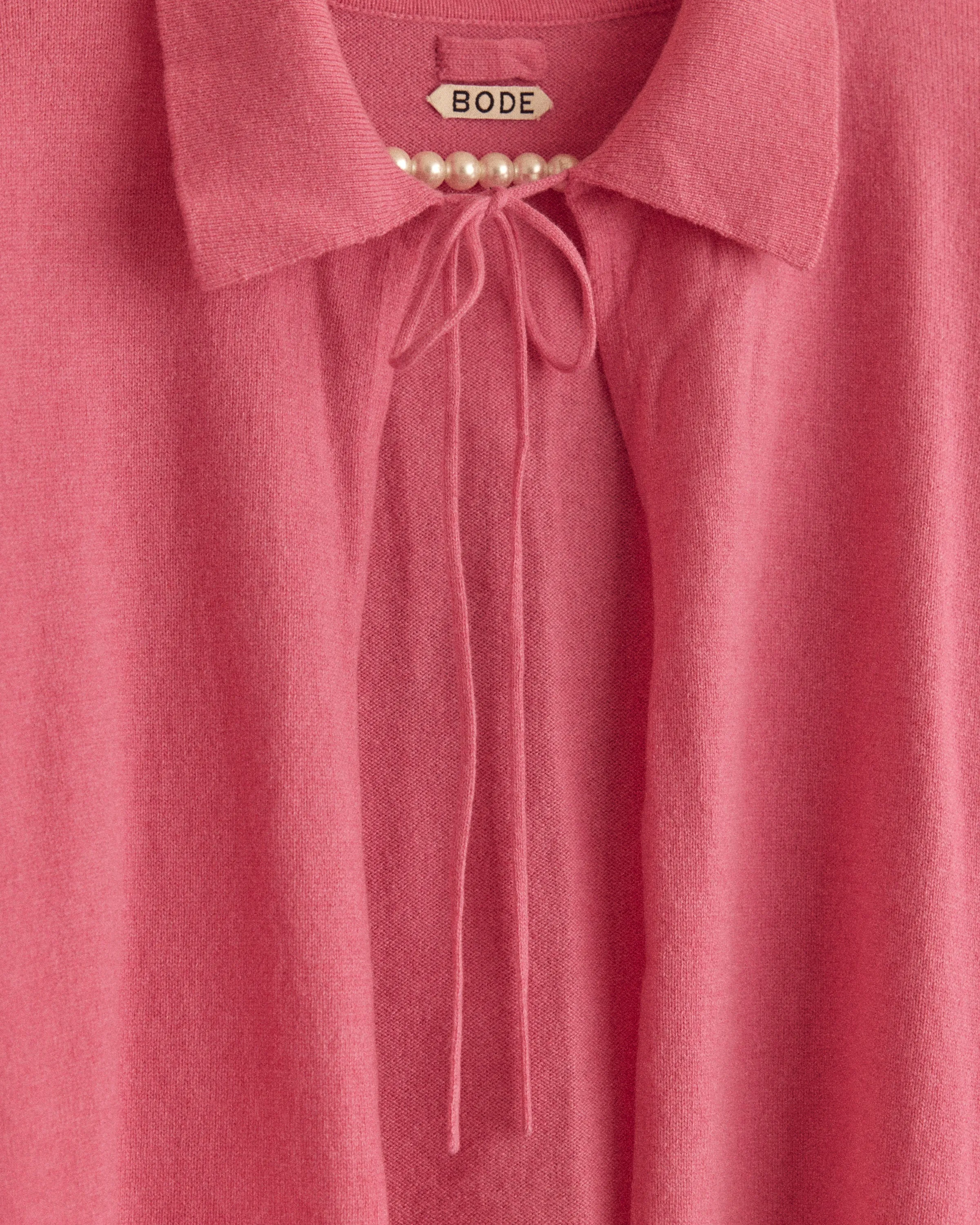 Lodge Cardigan - Pink sold by BODE product image thumbnail 2