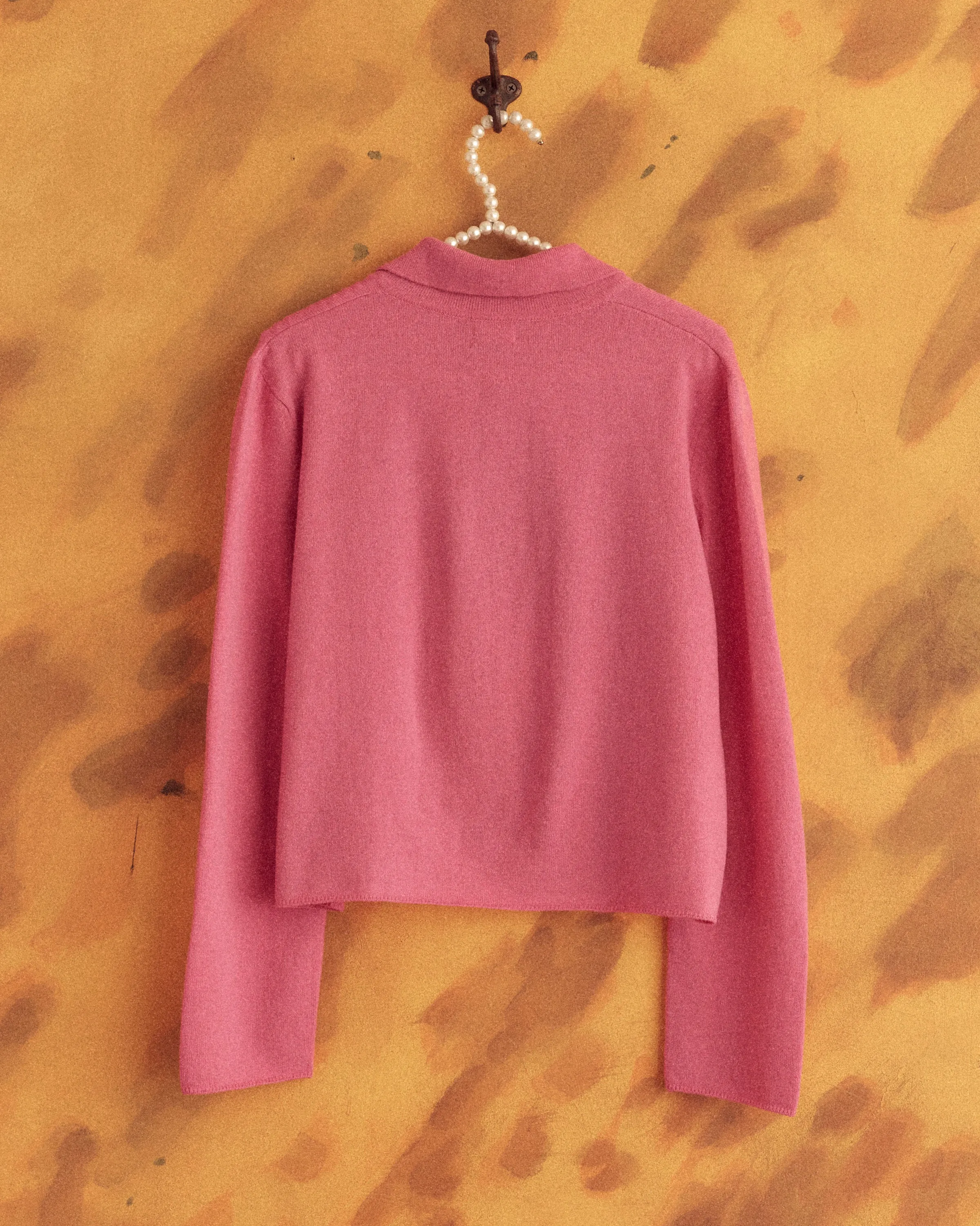 Lodge Cardigan - Pink sold by BODE product image thumbnail 3