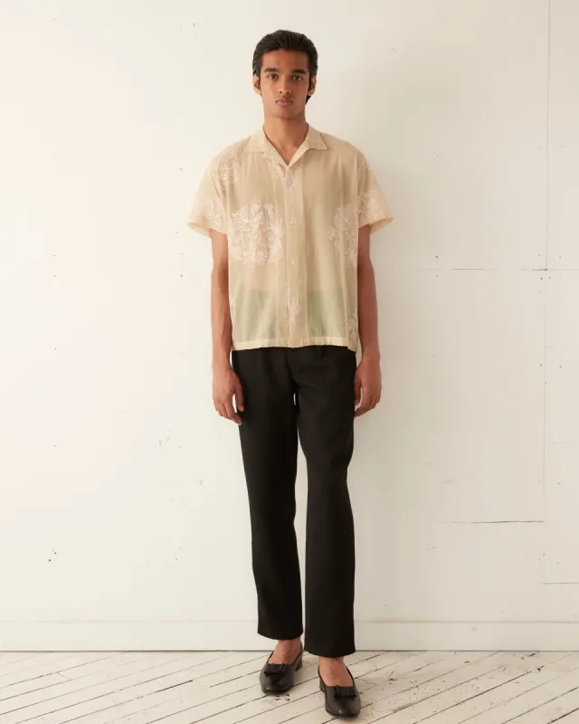 Moth Veil Short Sleeve Shirt sold by BODE