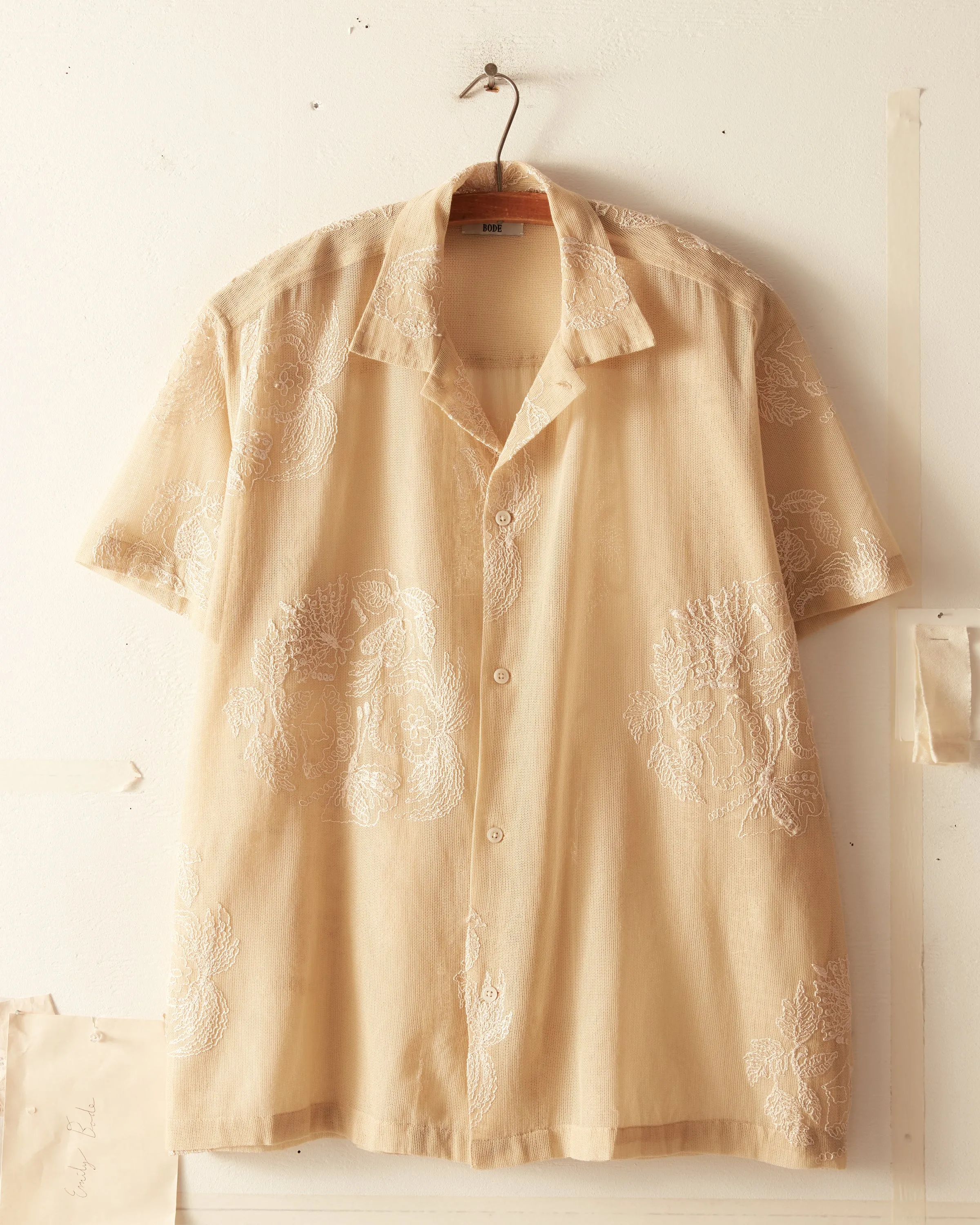 Moth Veil Short Sleeve Shirt sold by BODE product image thumbnail 2