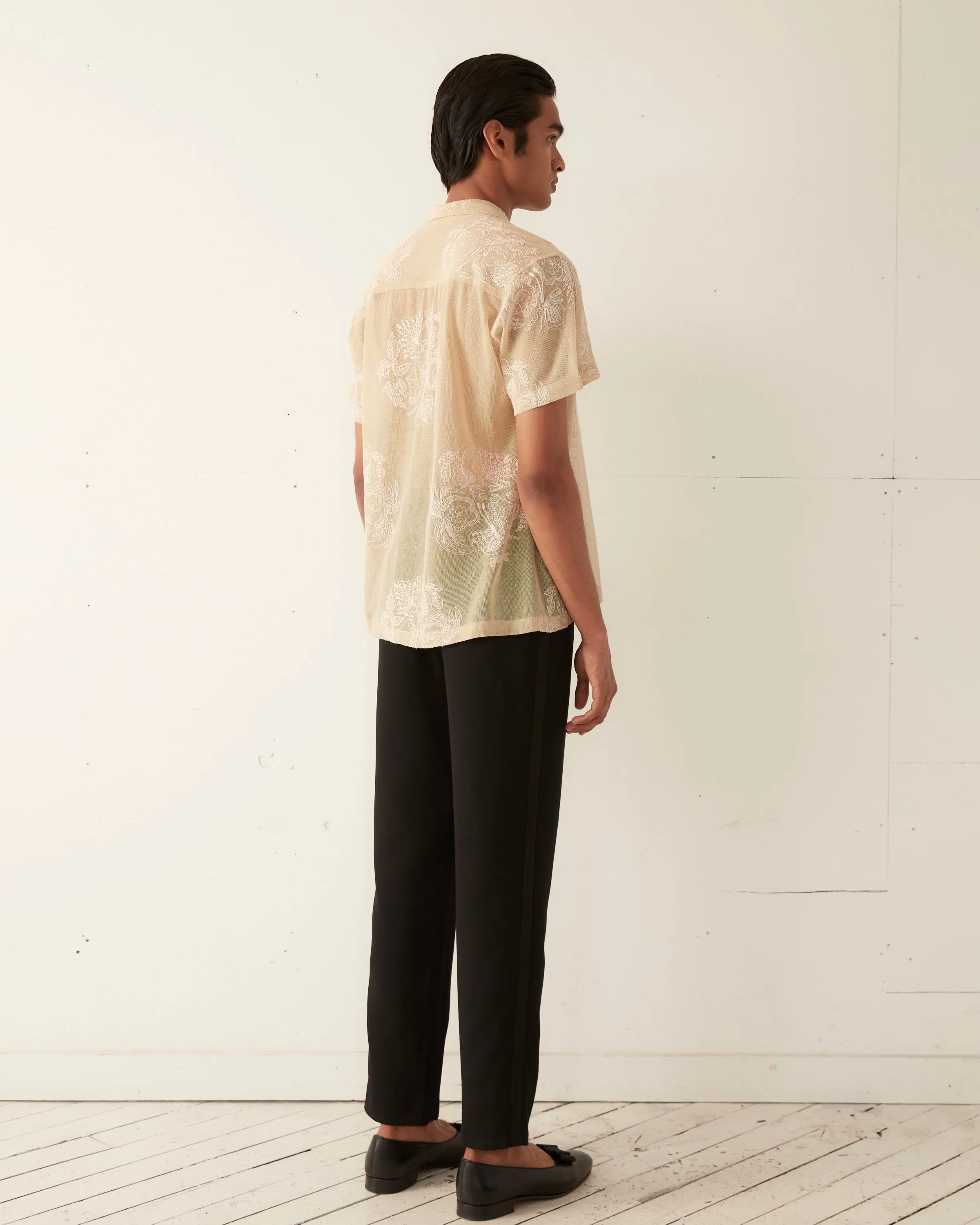 Moth Veil Short Sleeve Shirt sold by BODE product image thumbnail 4