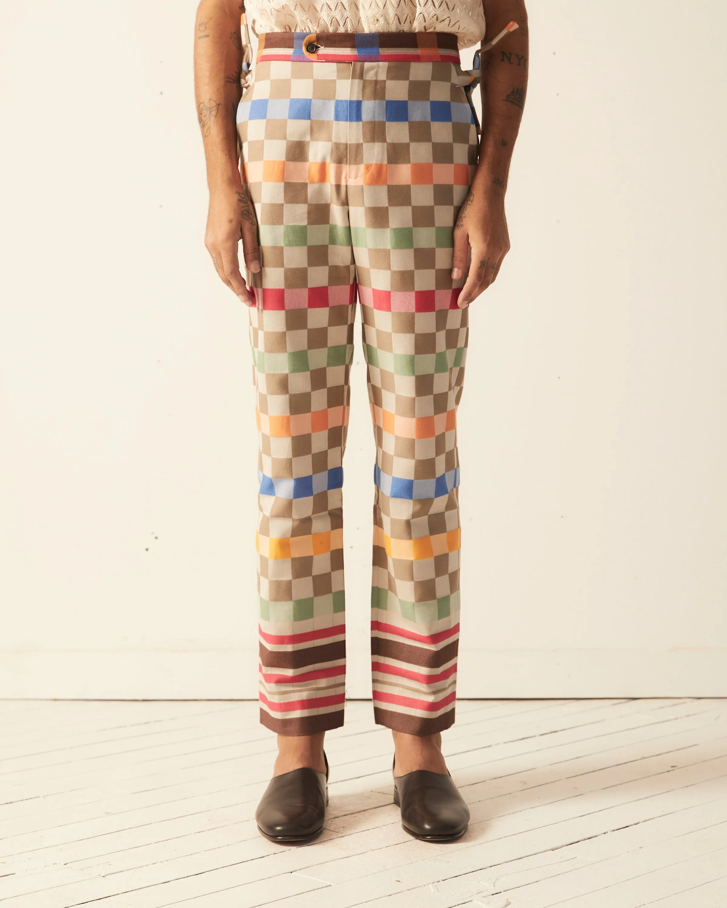 Picnic Plaid Trousers sold by BODE product image thumbnail 3