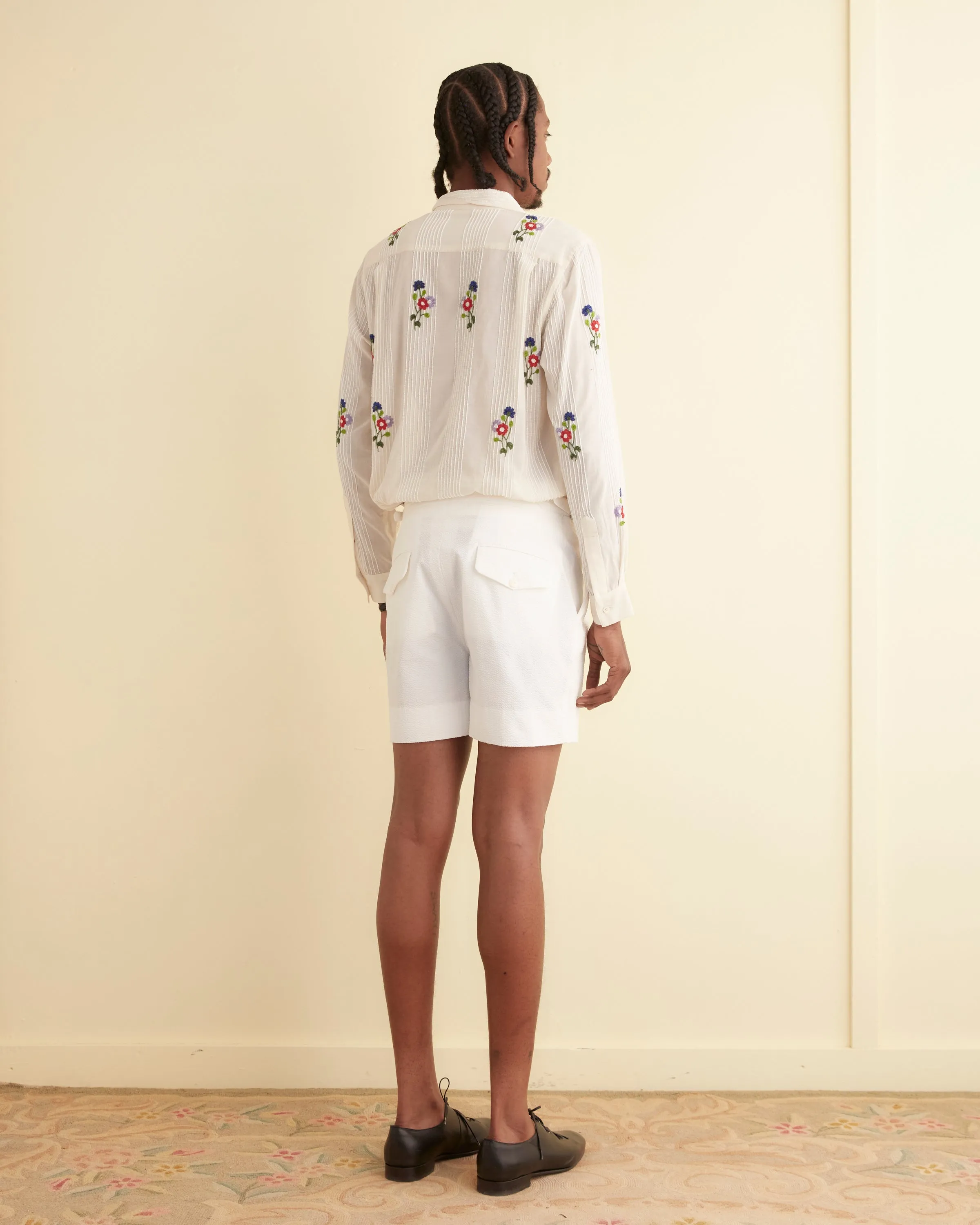 Seersucker Double-Button Shorts sold by BODE product image thumbnail 3