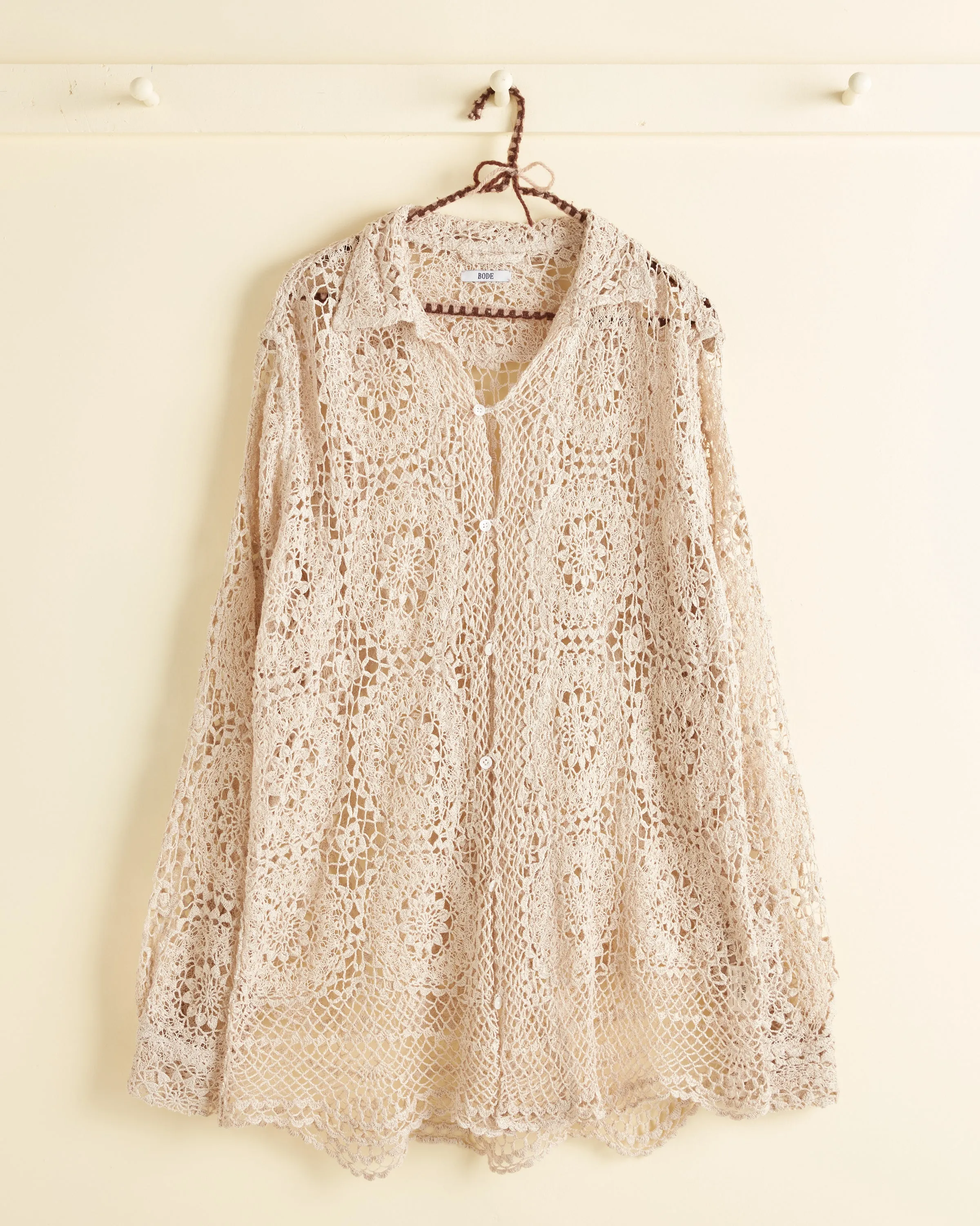 Sand Star Long Sleeve Shirt - M/L sold by BODE