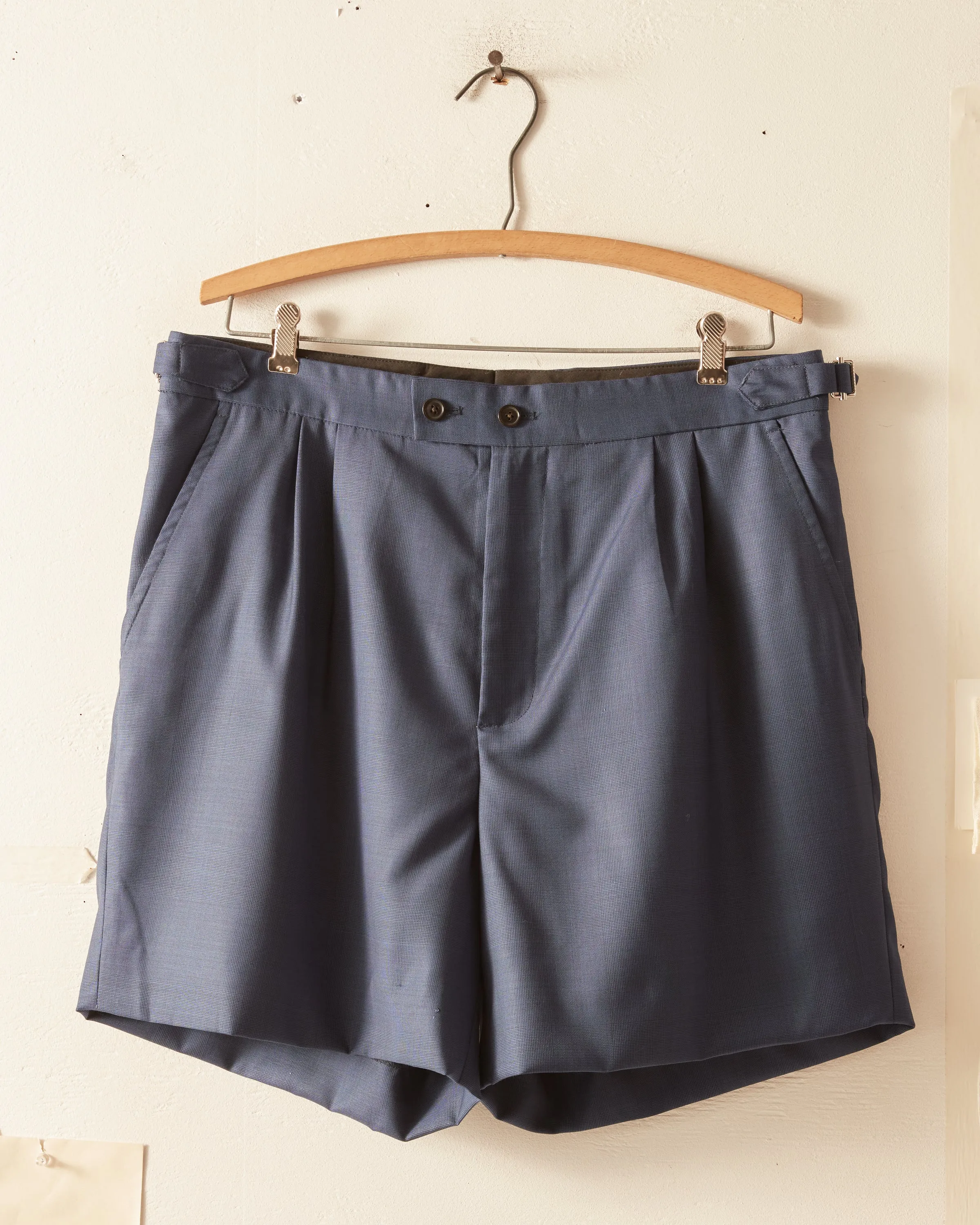 Night Blue Wool Shorts - 34 sold by BODE