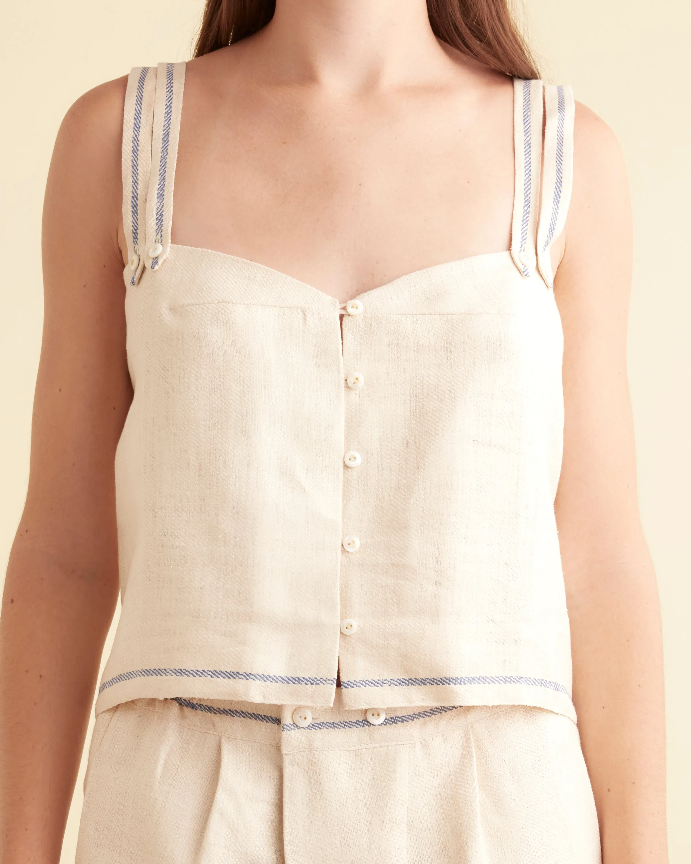 Seascape Cream Top sold by BODE product image thumbnail 2