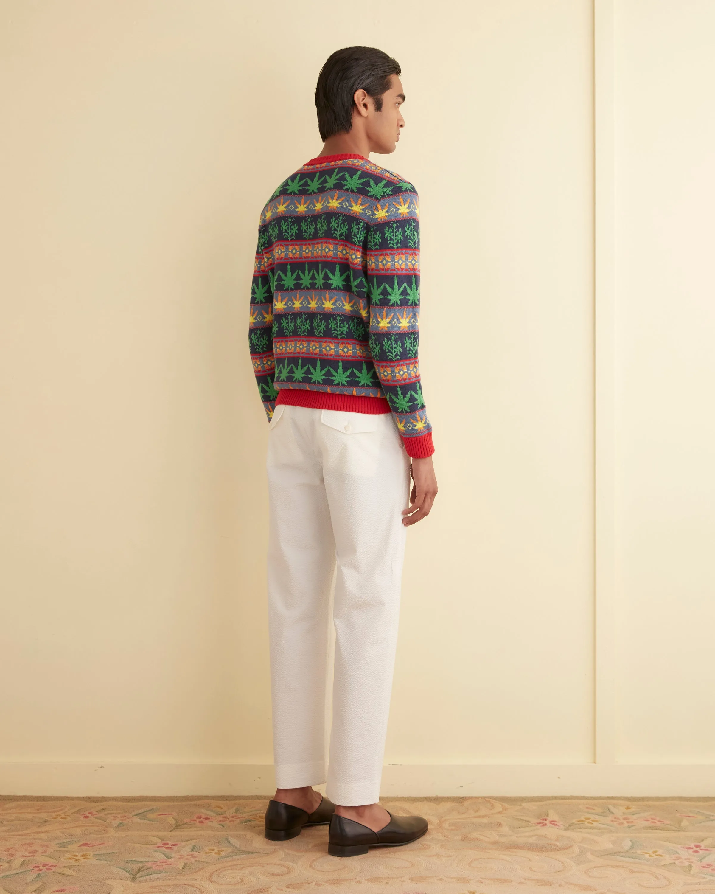 Marin Jacquard Sweater sold by BODE product image thumbnail 3