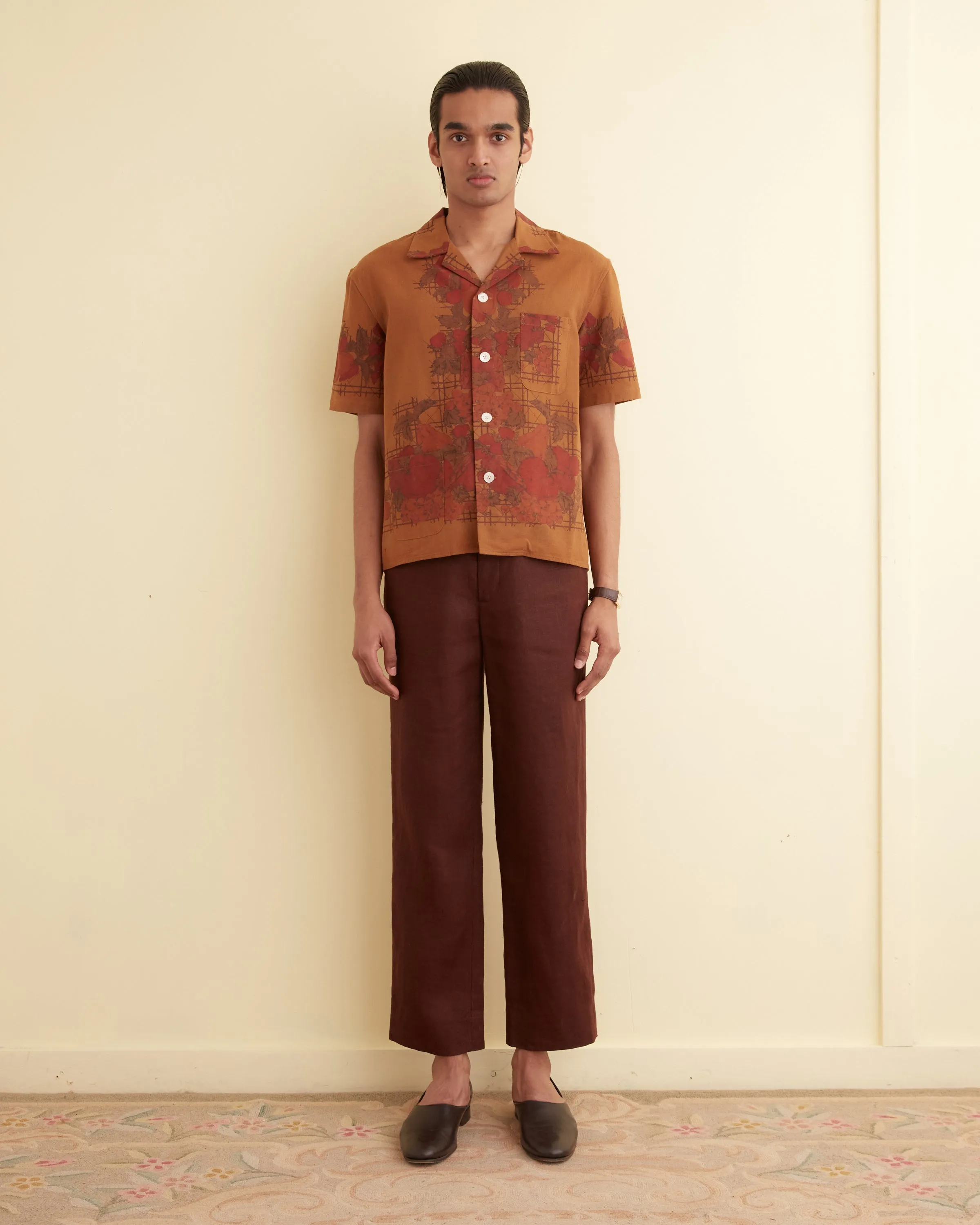 Overdyed Tablecloth Shirt sold by BODE