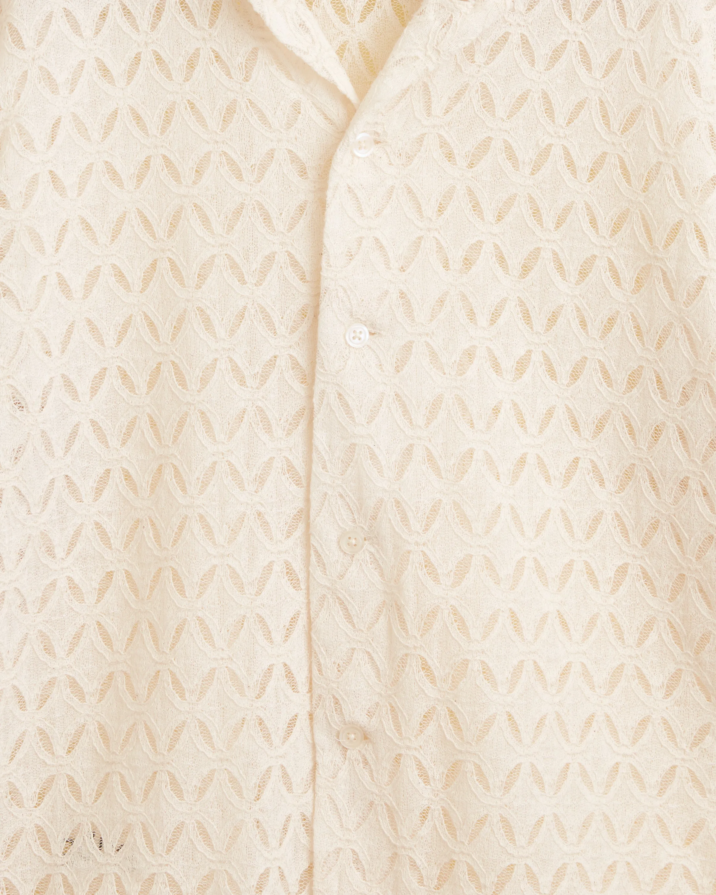 Lattice Lace Long Sleeve Shirt sold by BODE product image thumbnail 2