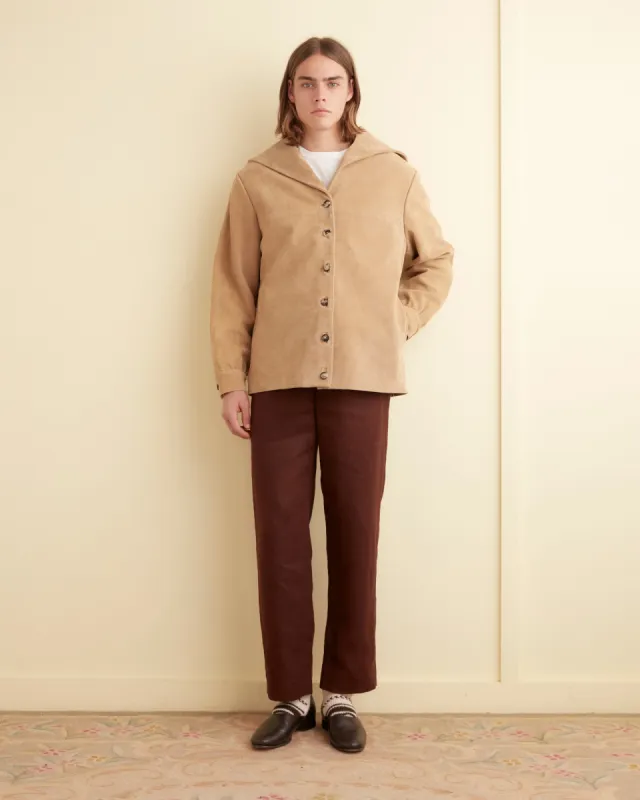 Mariner Suede Jacket sold by BODE