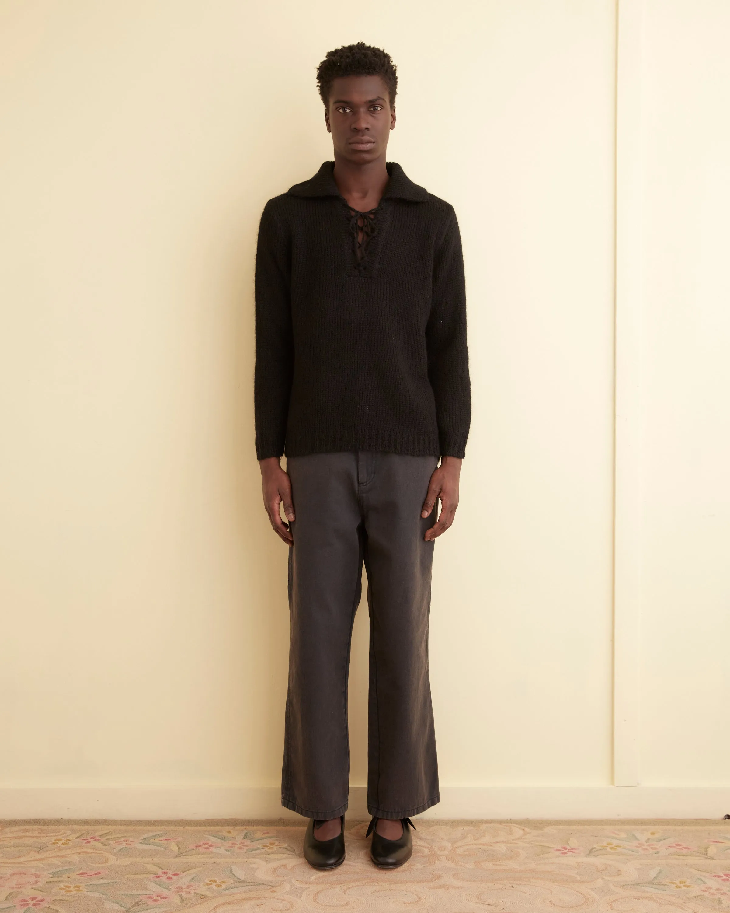 Alpine Pullover - Black sold by BODE