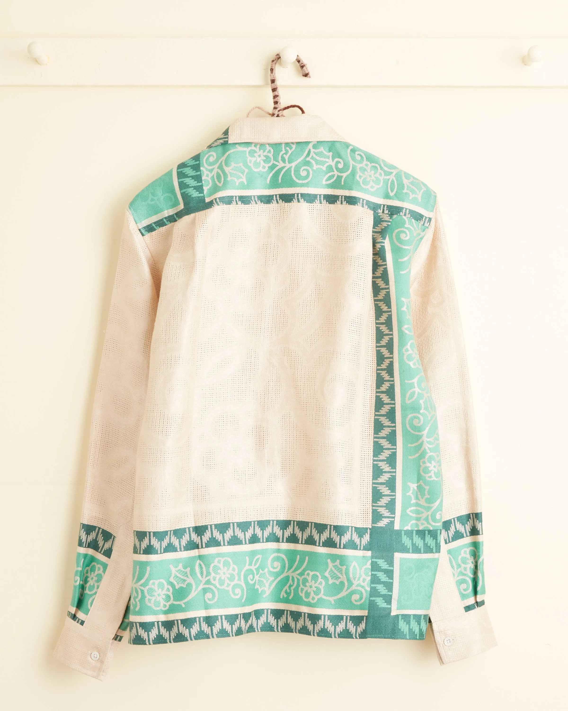 Jadeite Jacquard Long Sleeve Shirt - XS sold by BODE product image thumbnail 3