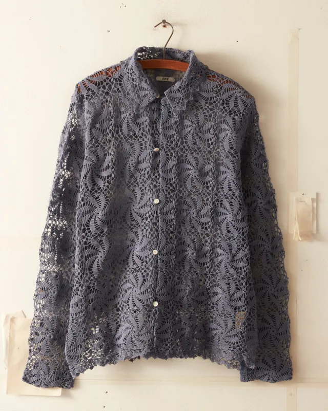 Propeller Yale Crochet Shirt - XS/S sold by BODE
