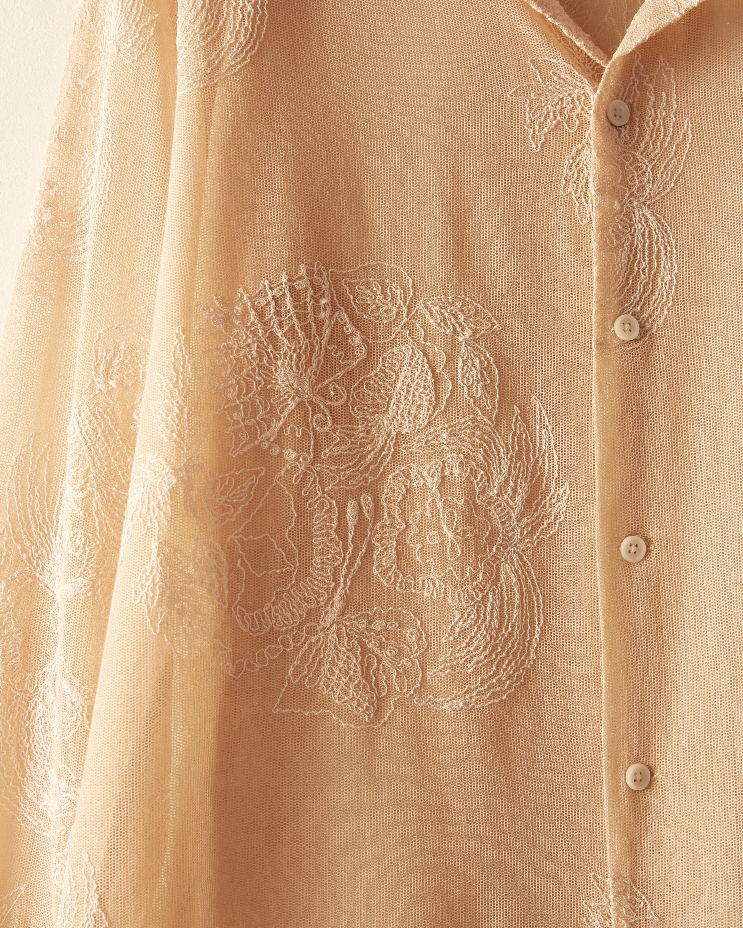 Moth Veil Long Sleeve Shirt sold by BODE product image thumbnail 3