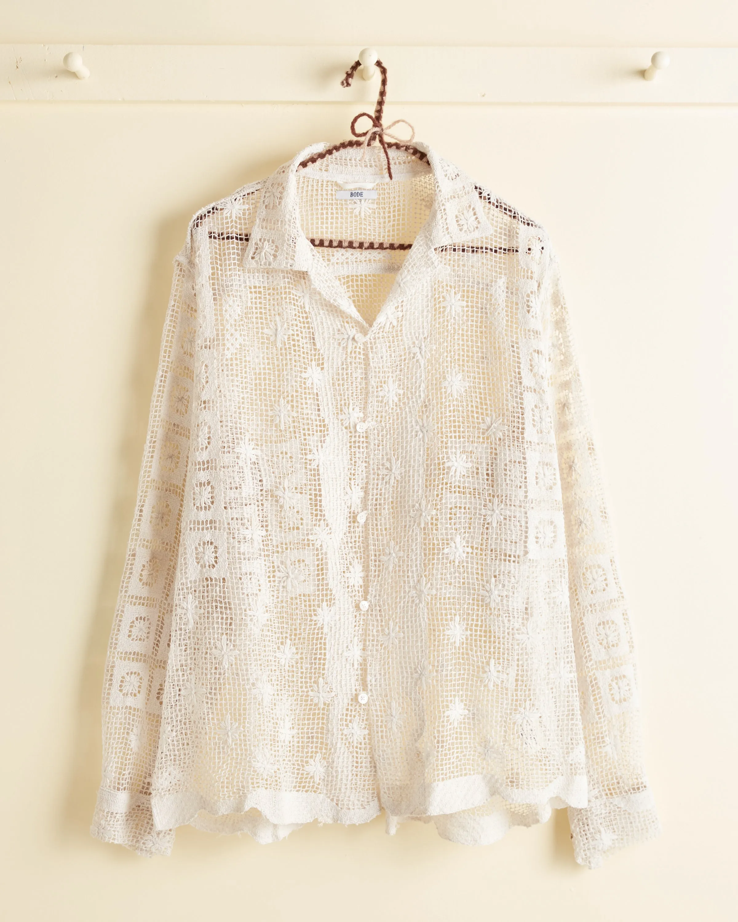 Floret Square Long Sleeve Shirt - M/L sold by BODE