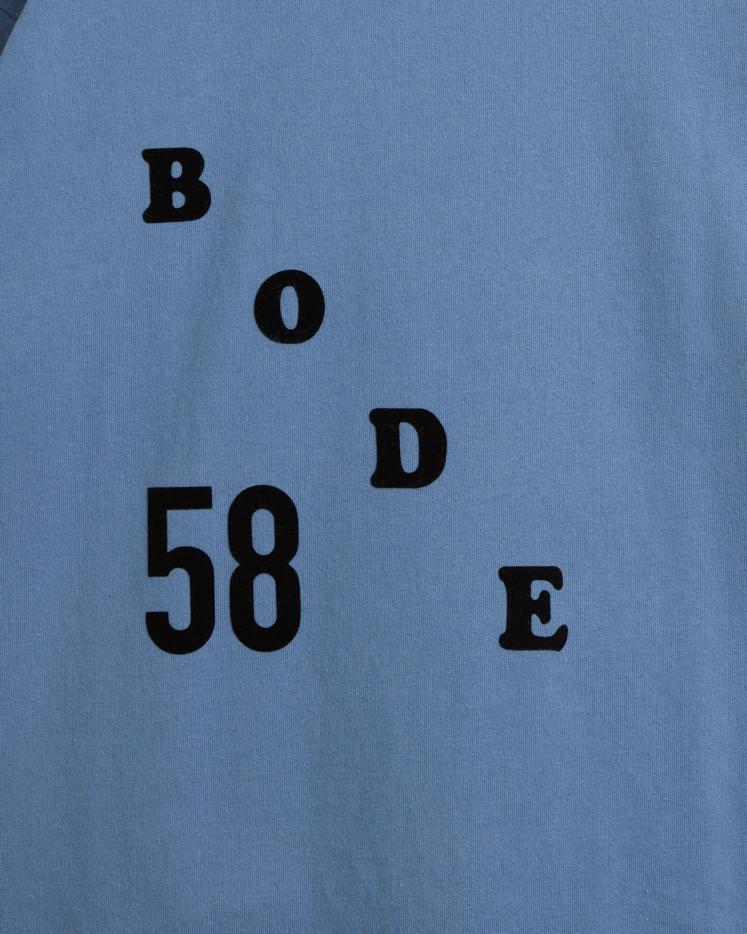 Flocked Bode Tee - Blue sold by BODE product image thumbnail 2