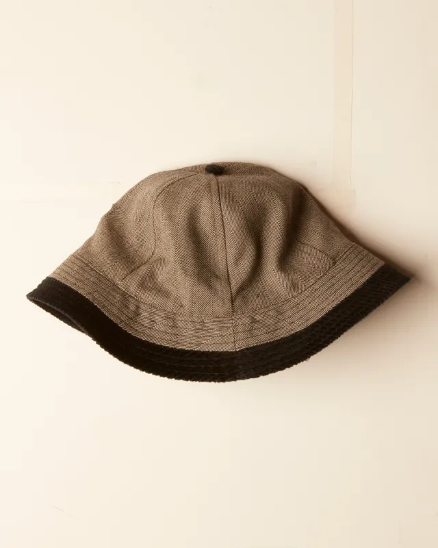 Herringbone Grandfather Hat sold by BODE