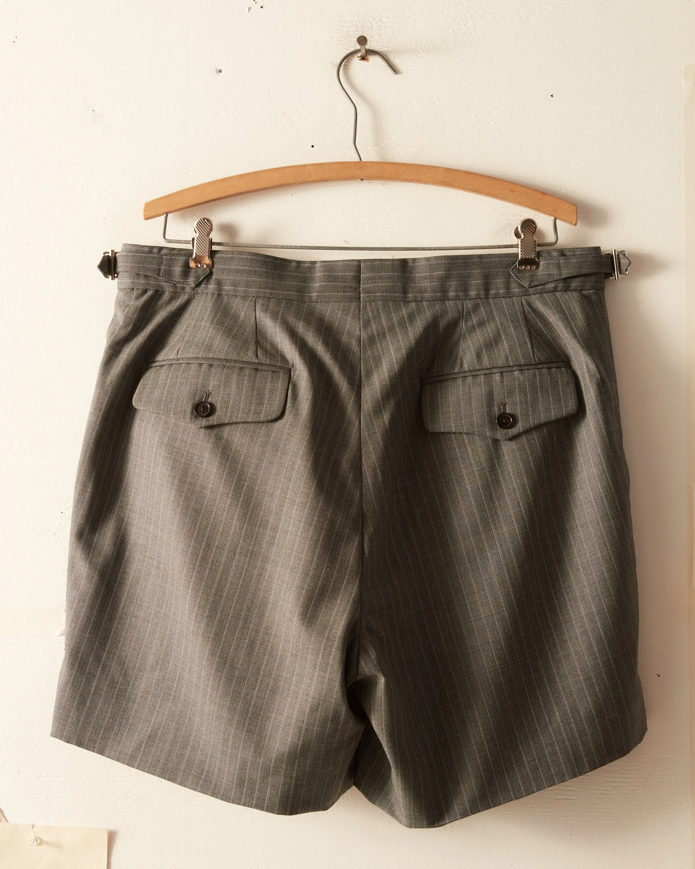 Stone Stripe Wool Shorts - 34 sold by BODE product image thumbnail 3