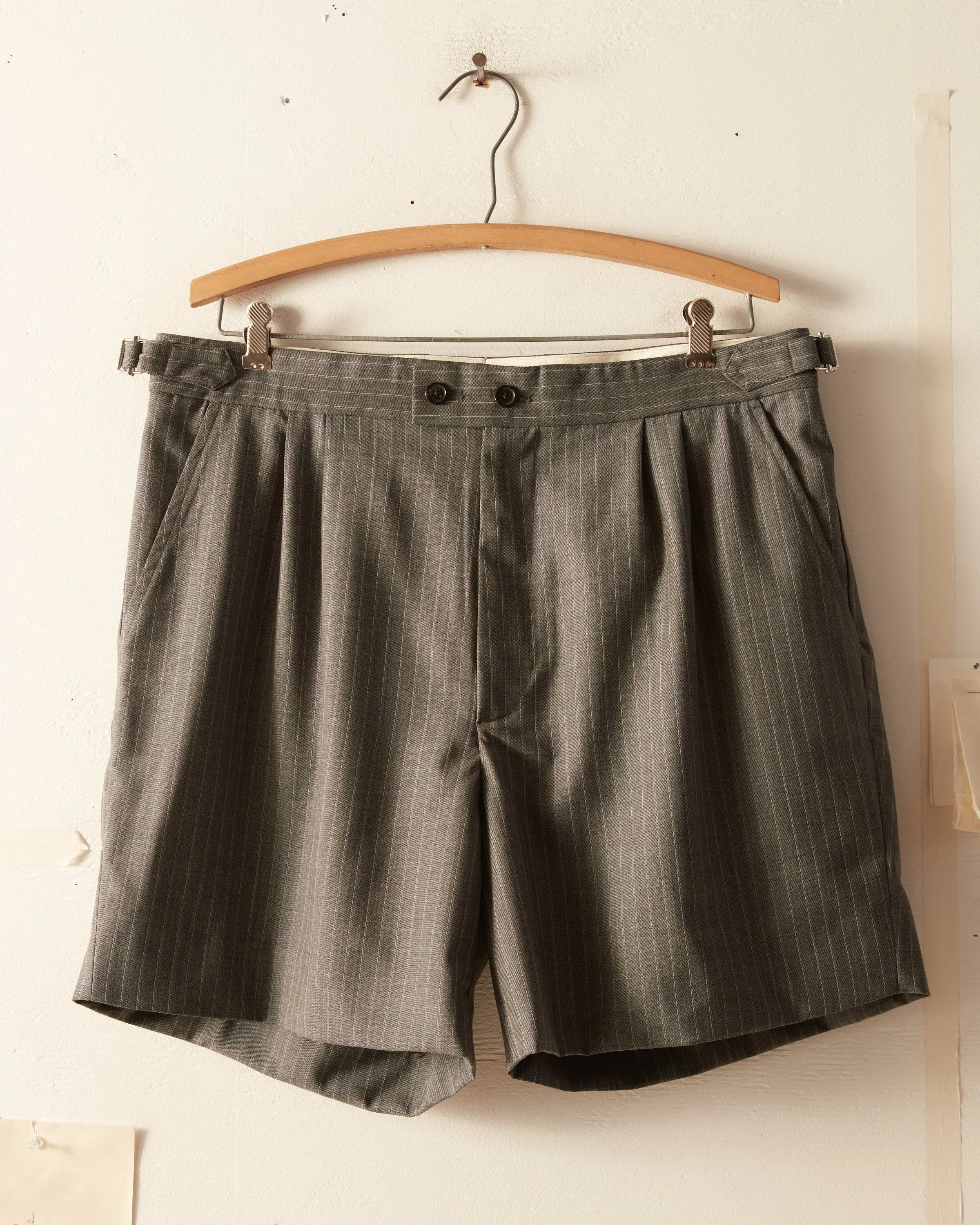 Stone Stripe Wool Shorts - 34 sold by BODE